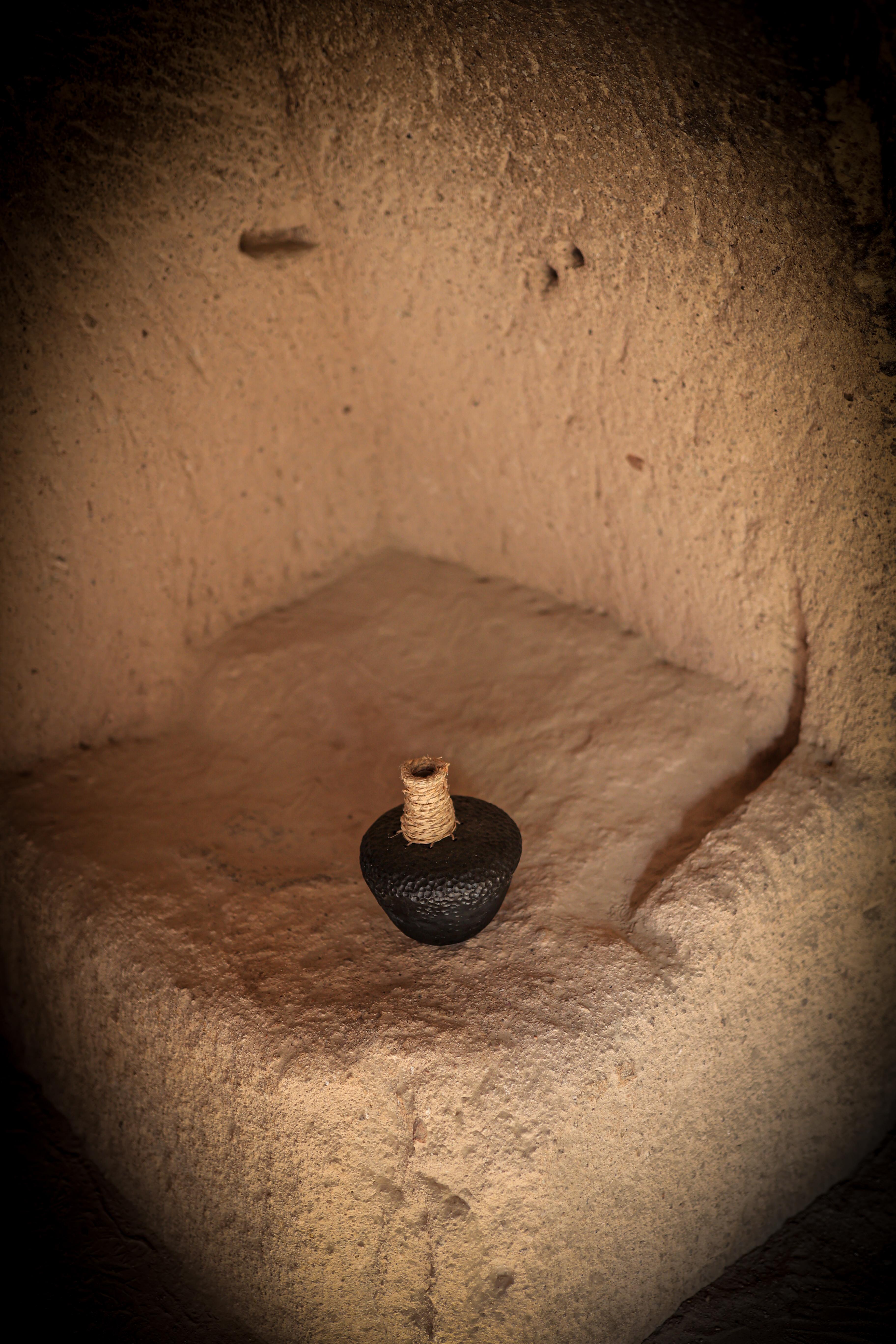 Turkish Hand Made Ceramic Yüklü Collection Vase by İpek Çise For Sale