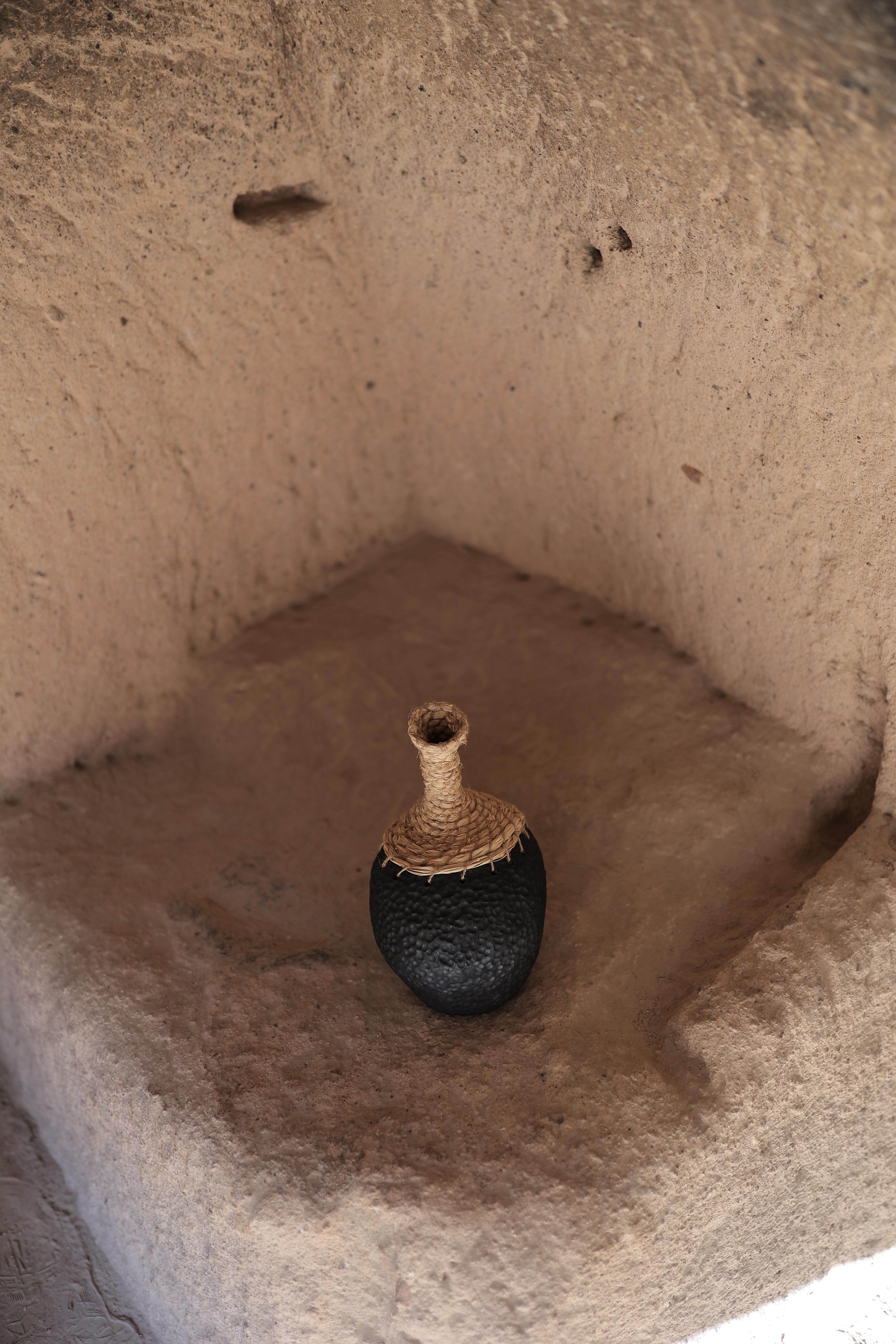 Contemporary Hand Made Ceramic Yüklü Collection Vase by İpek Çise For Sale
