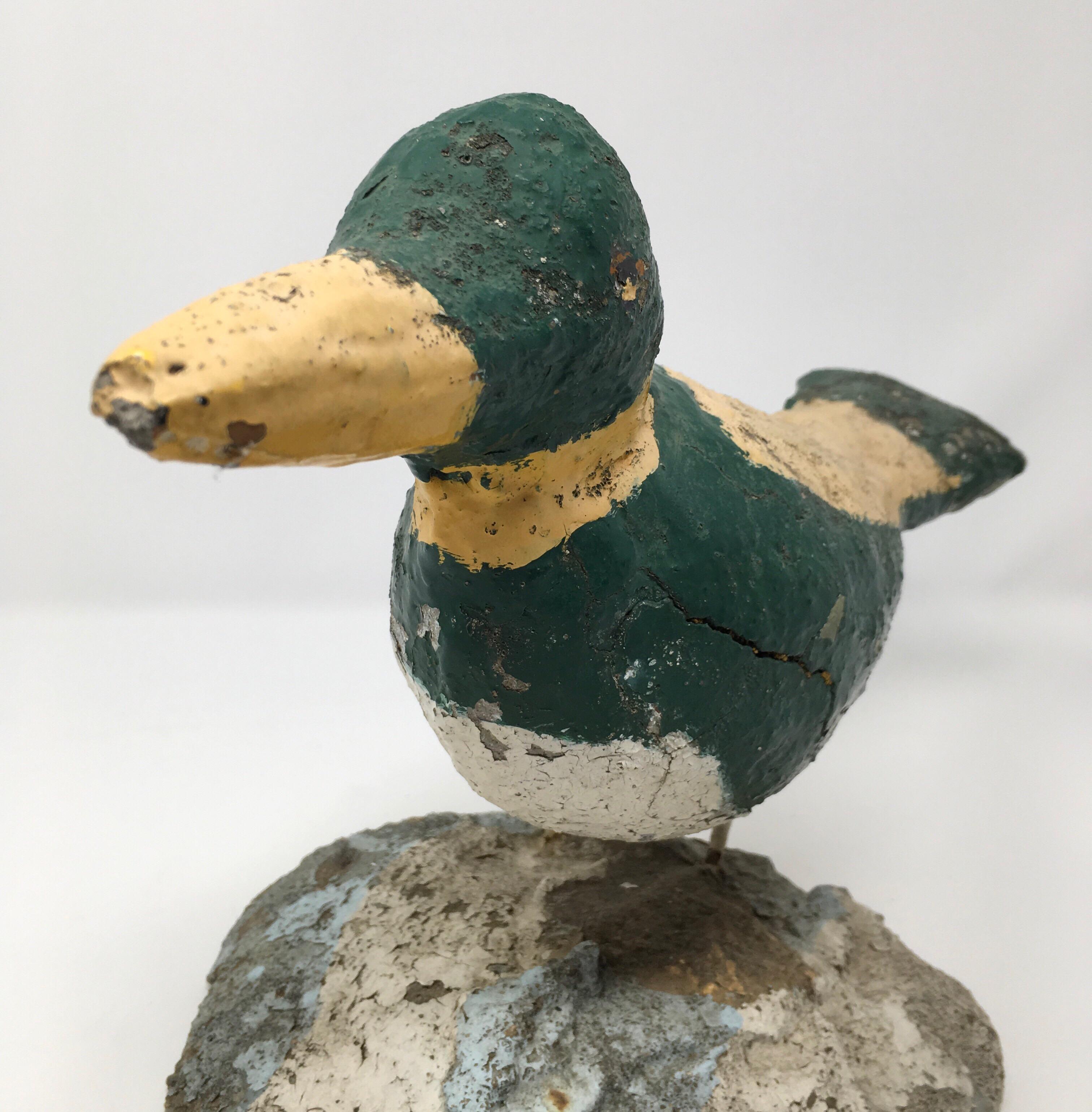 Found in England, this handmade concrete bird will add whimsy and joy to any setting. When found we were told 