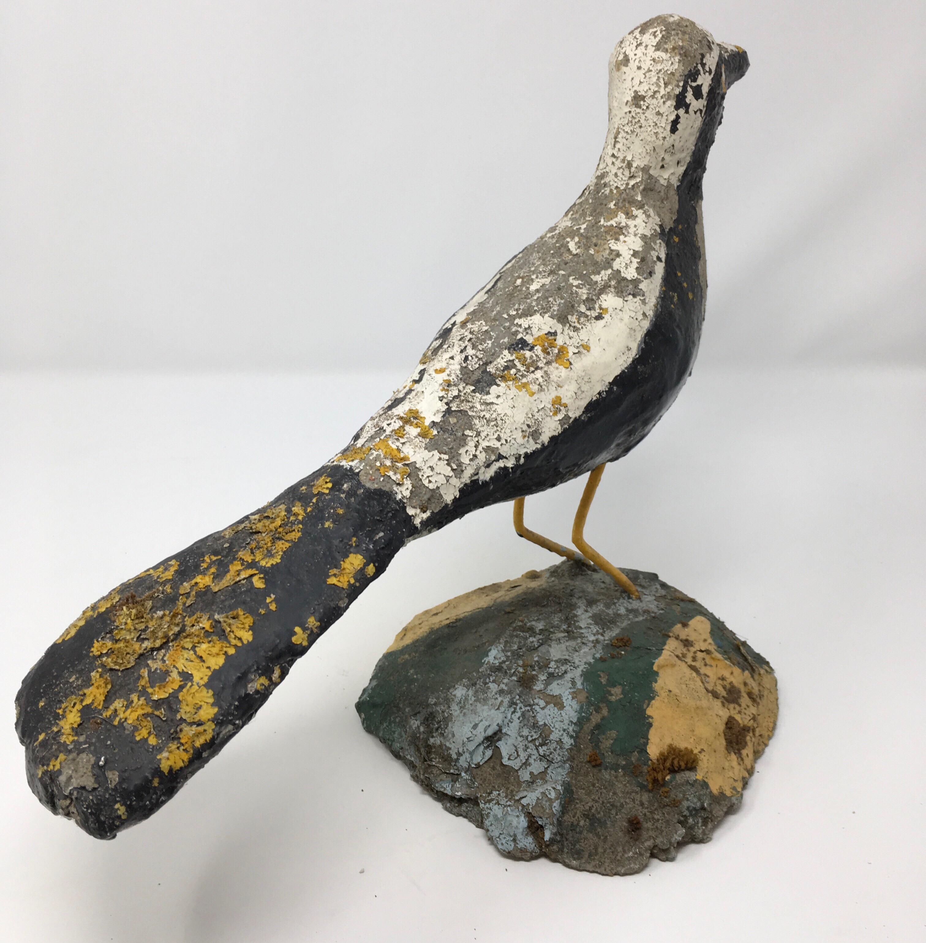 Handgefertigter Vogel aus Beton im Zustand „Gut“ im Angebot in Houston, TX