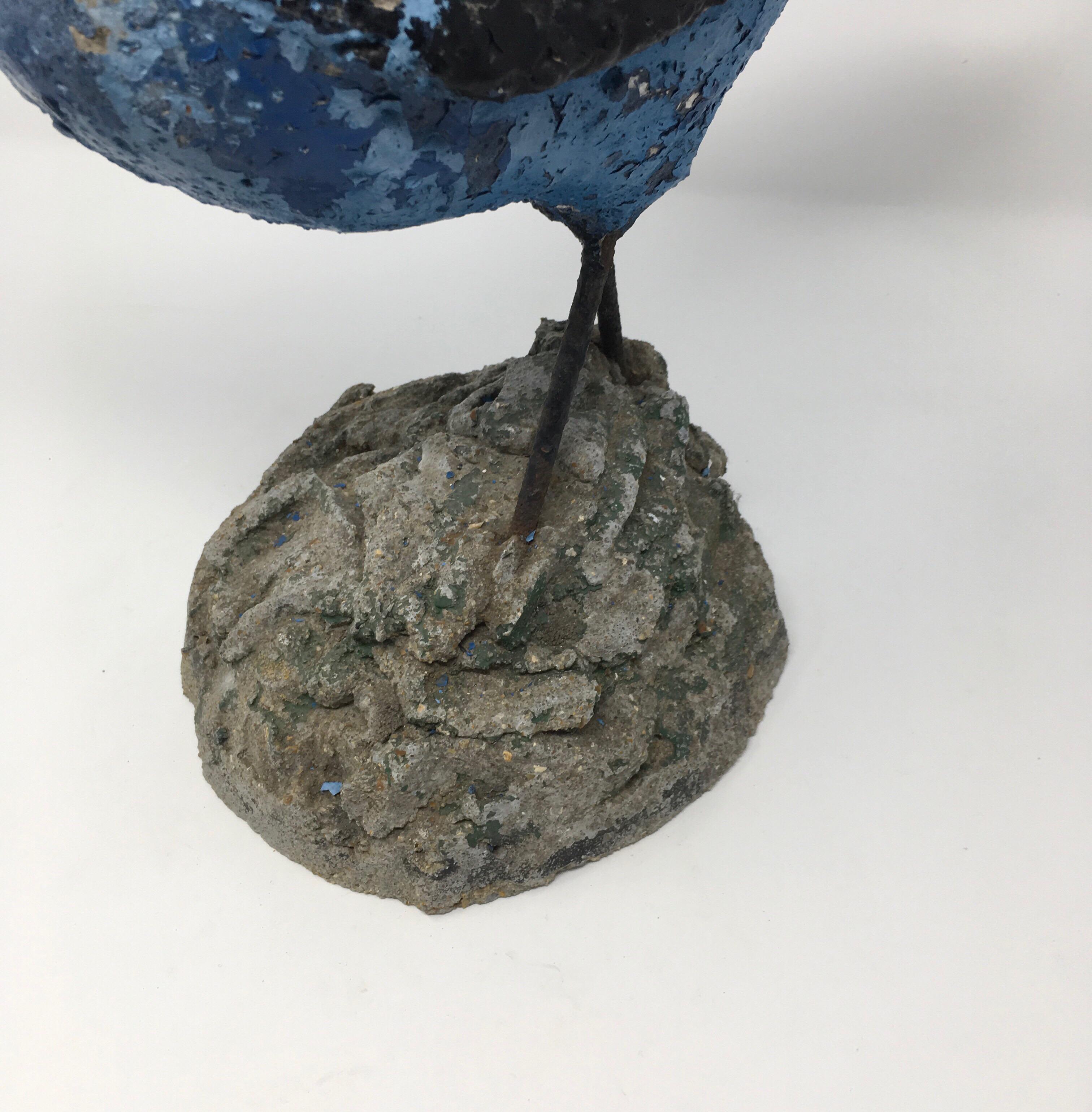 Hand-Crafted Handmade Concrete Bird