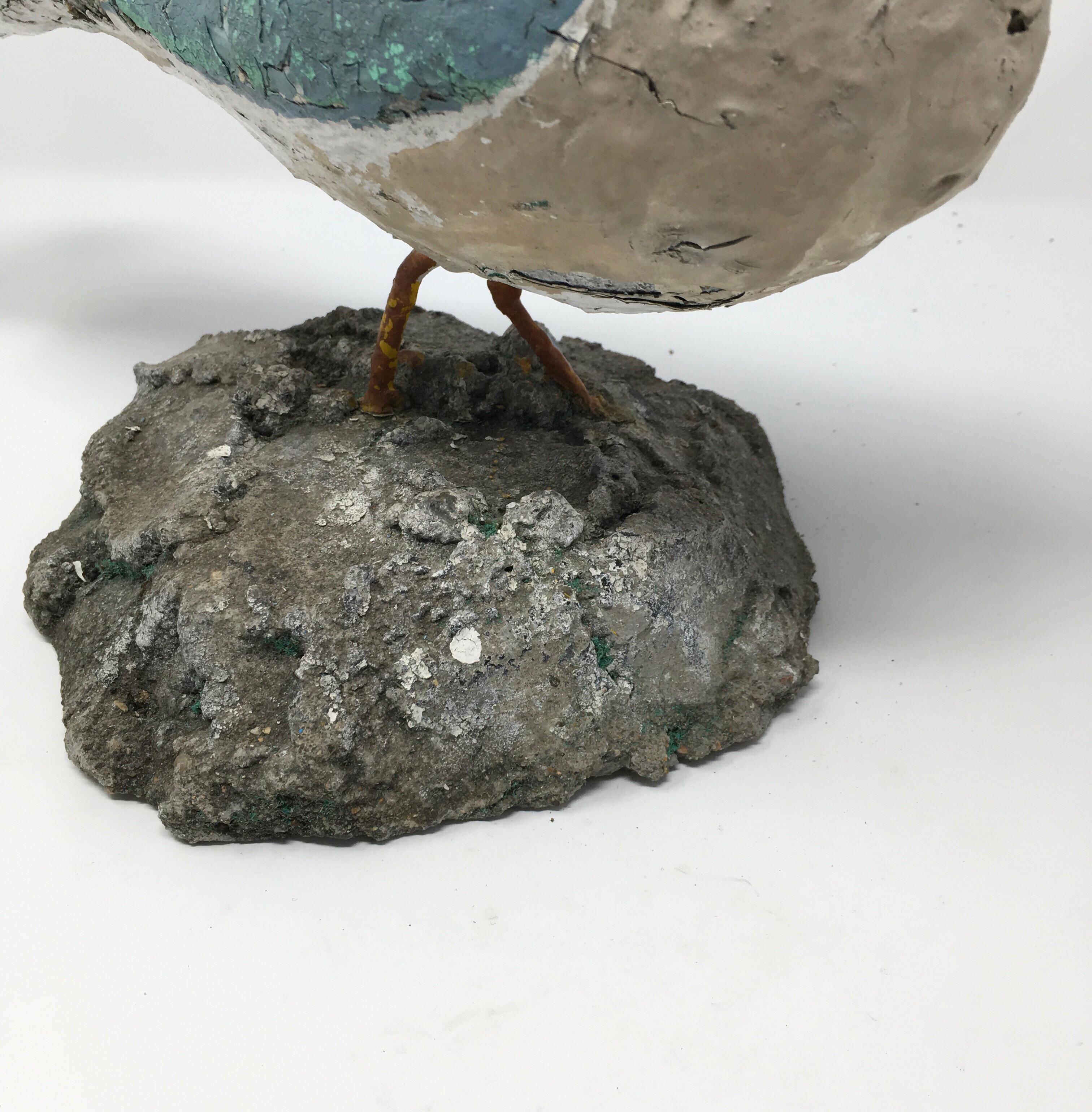 Handmade Concrete Bird In Good Condition In Houston, TX