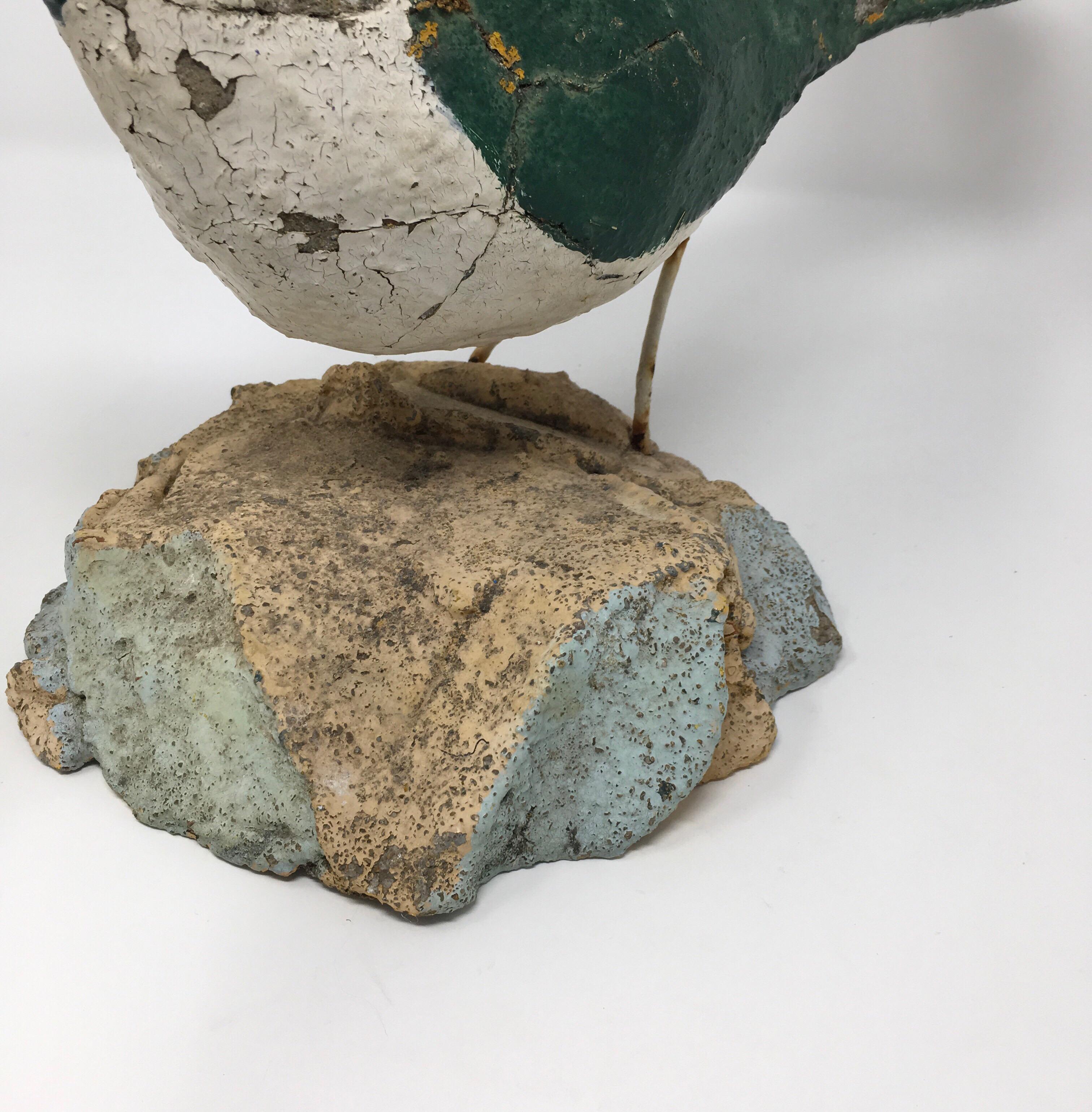 Hand-Crafted Handmade Concrete Bird