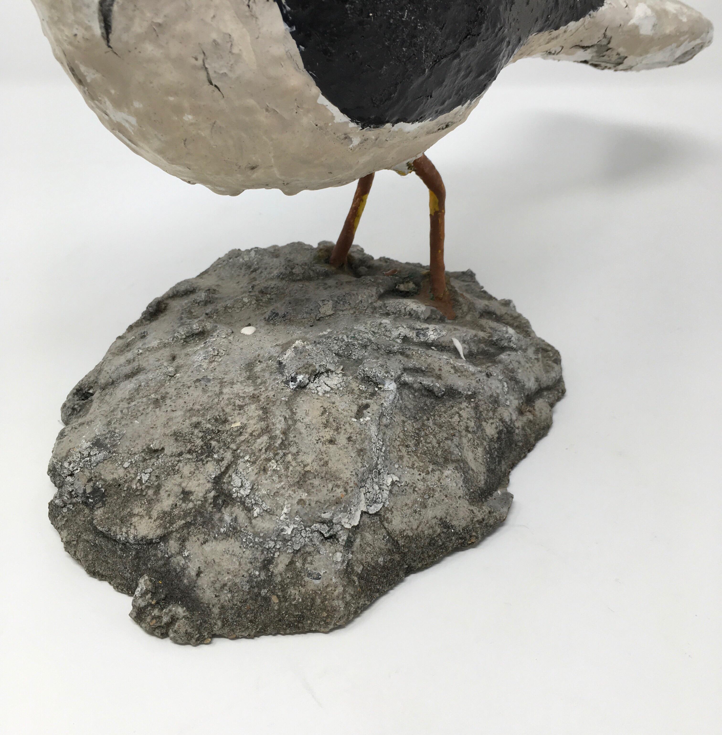 Handmade Concrete Bird In Good Condition In Houston, TX