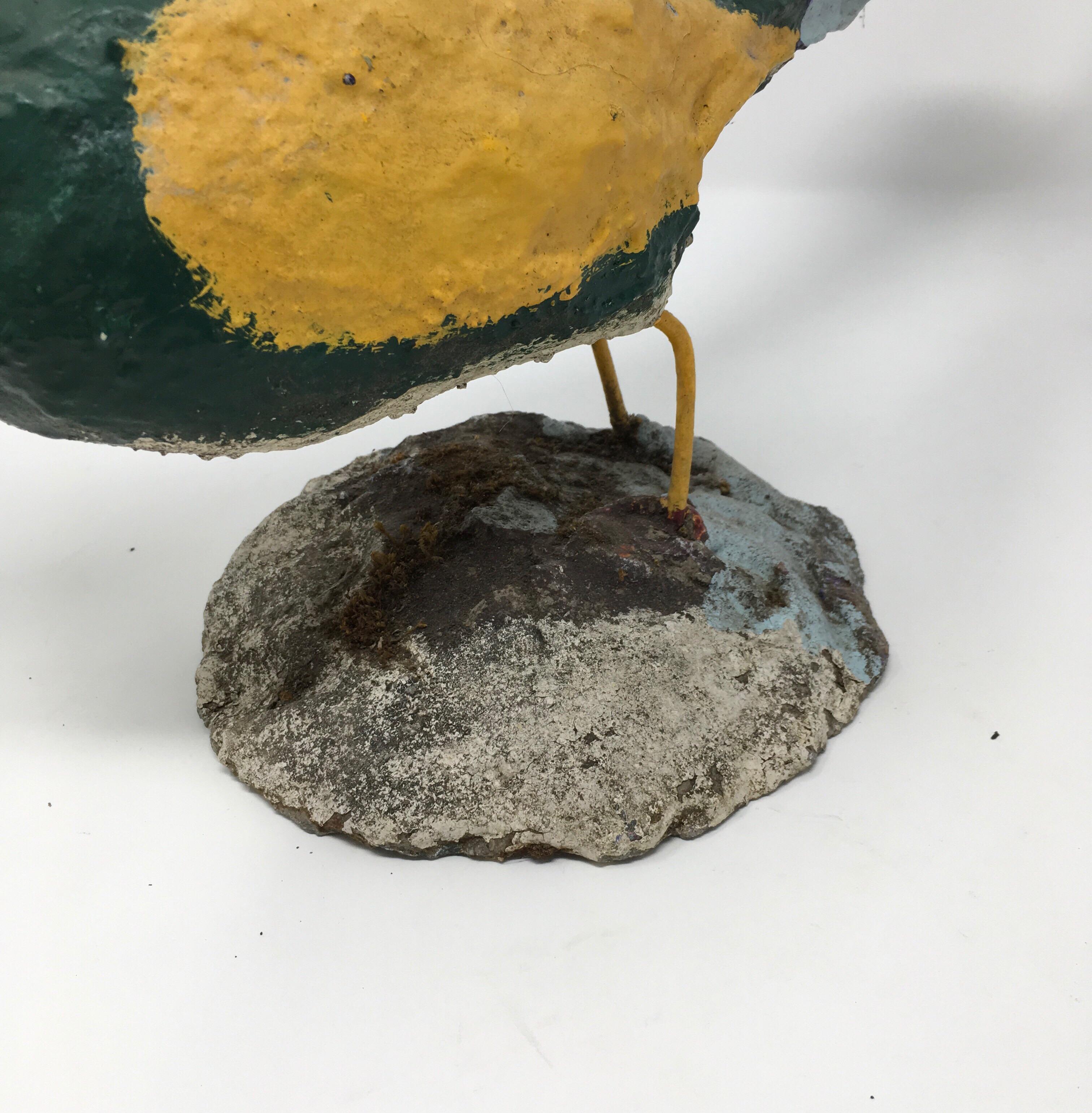 20th Century Handmade Concrete Bird