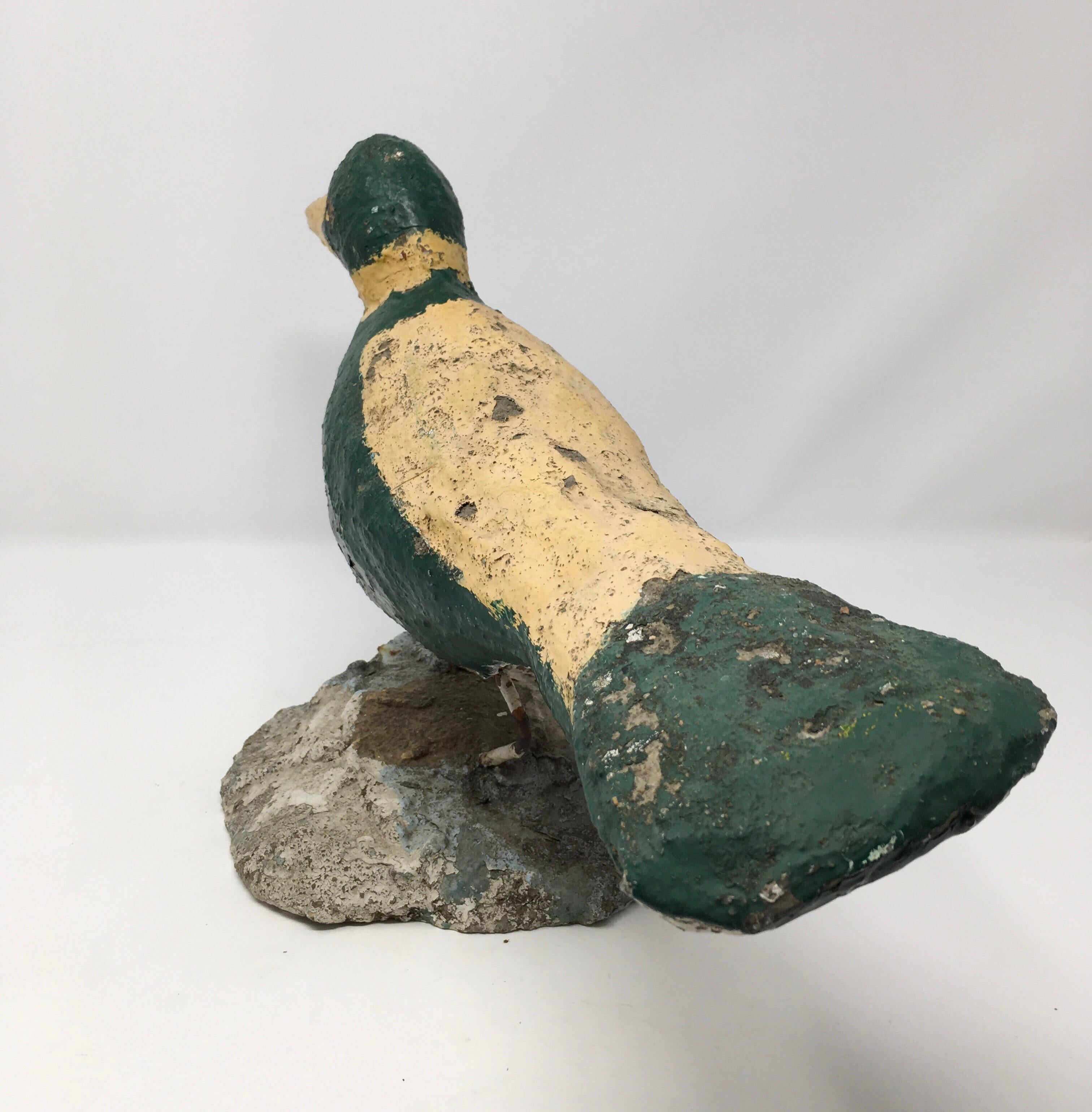 20th Century Handmade Concrete Bird