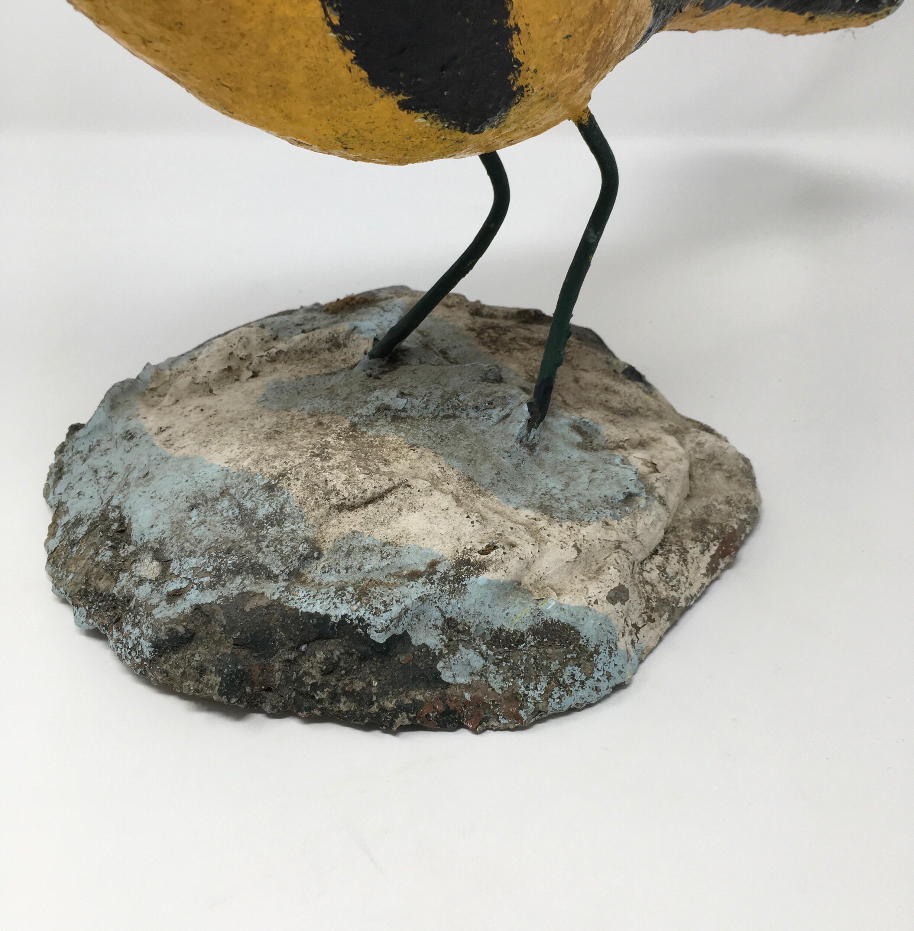 Iron Handmade Concrete Bird