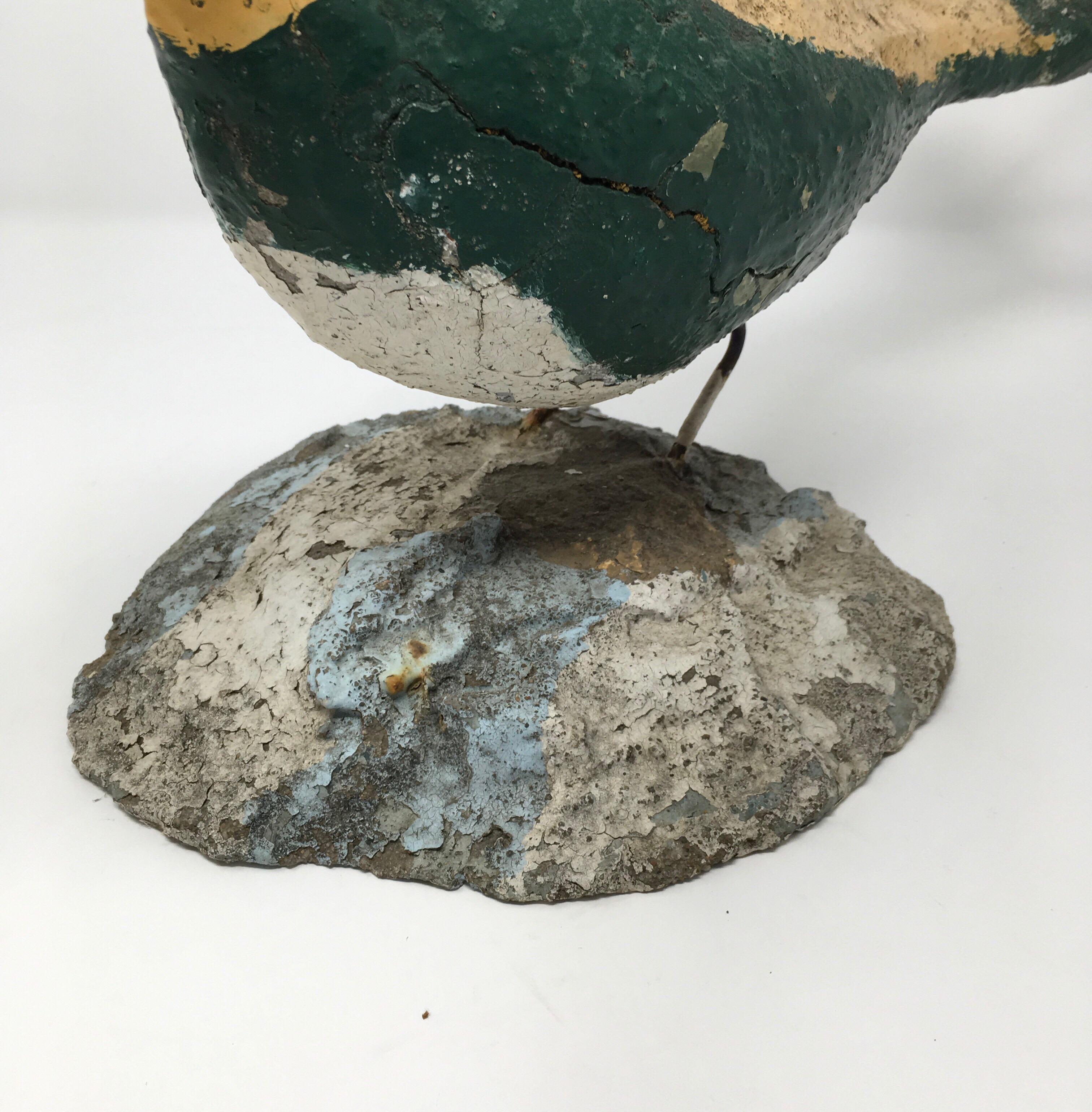 Iron Handmade Concrete Bird
