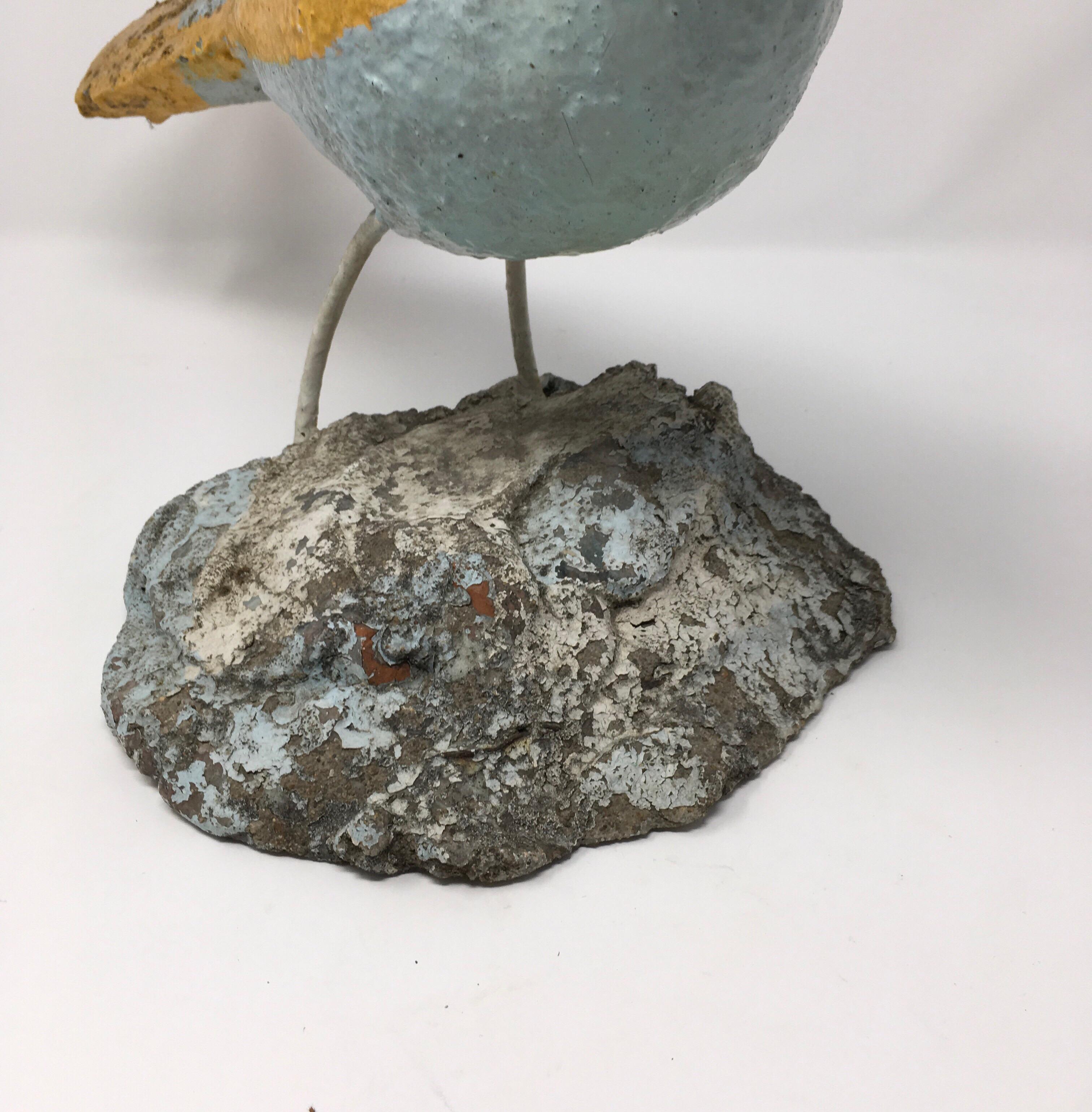 Iron Handmade Concrete Bird