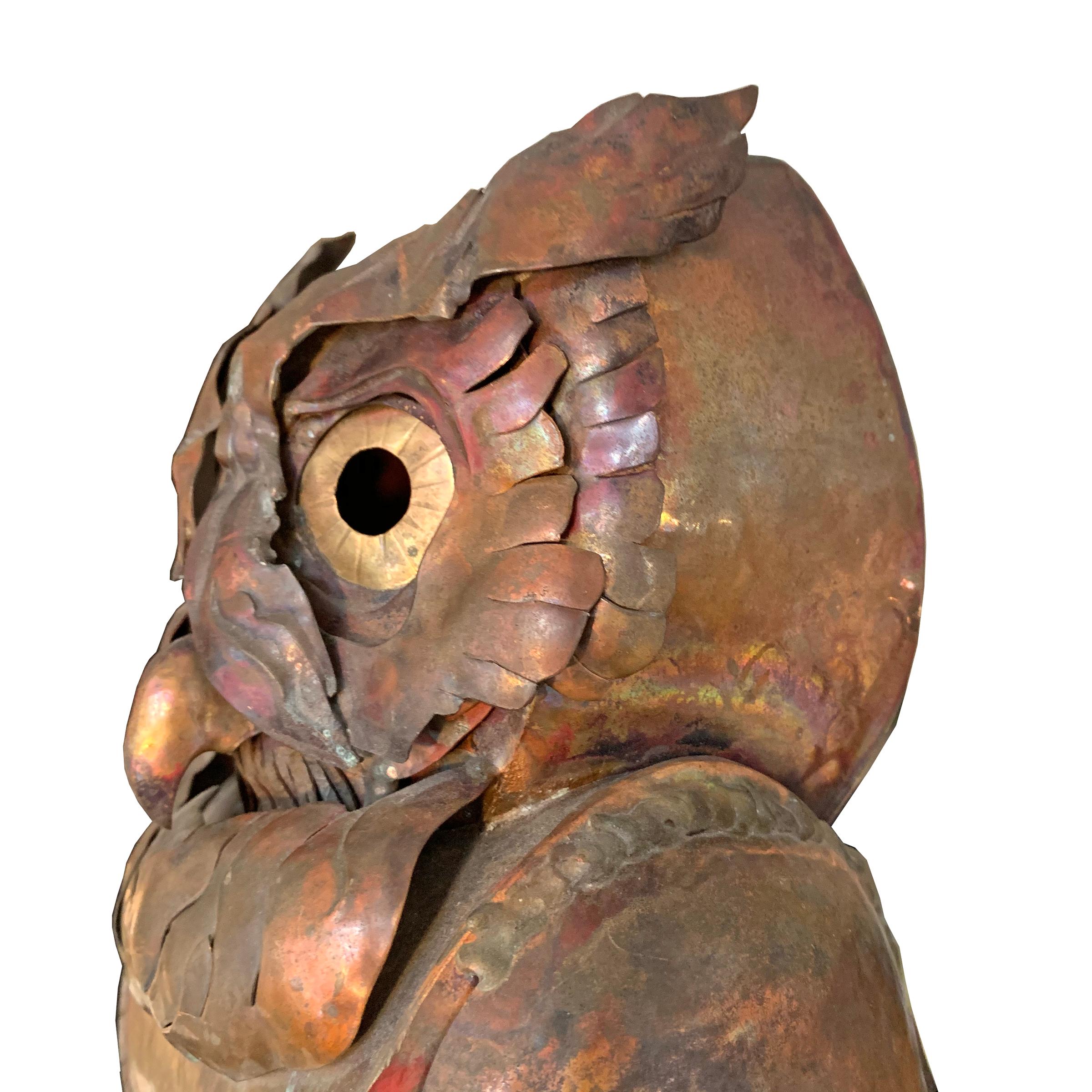 American Handmade Copper Owl