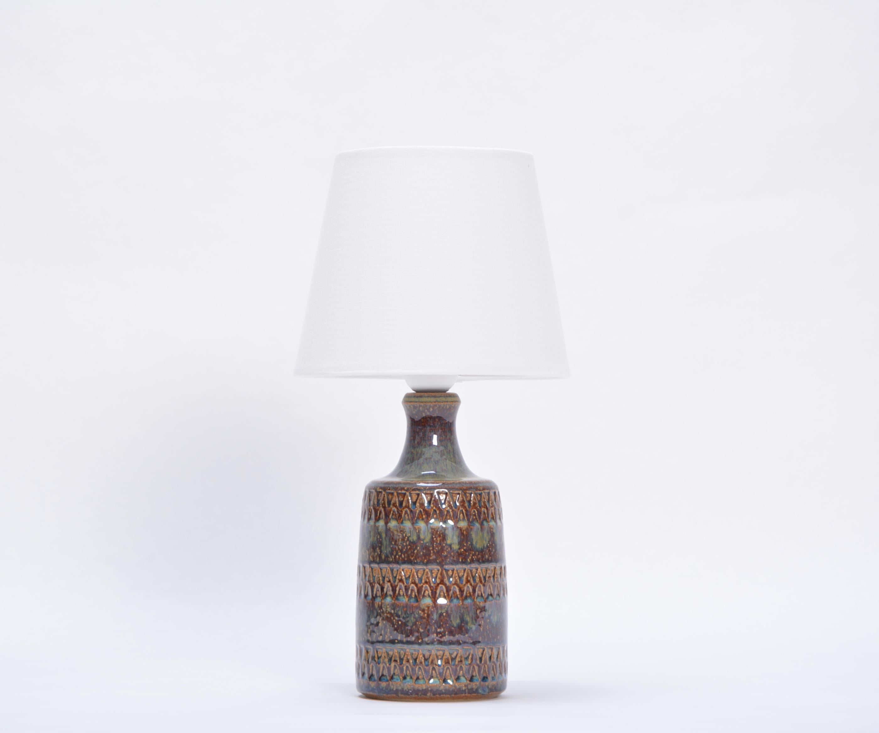 Mid-Century Modern Hand Made Danish Mid-Century Ceramic Table Lamp Model 3034 by Soholm Stentoj