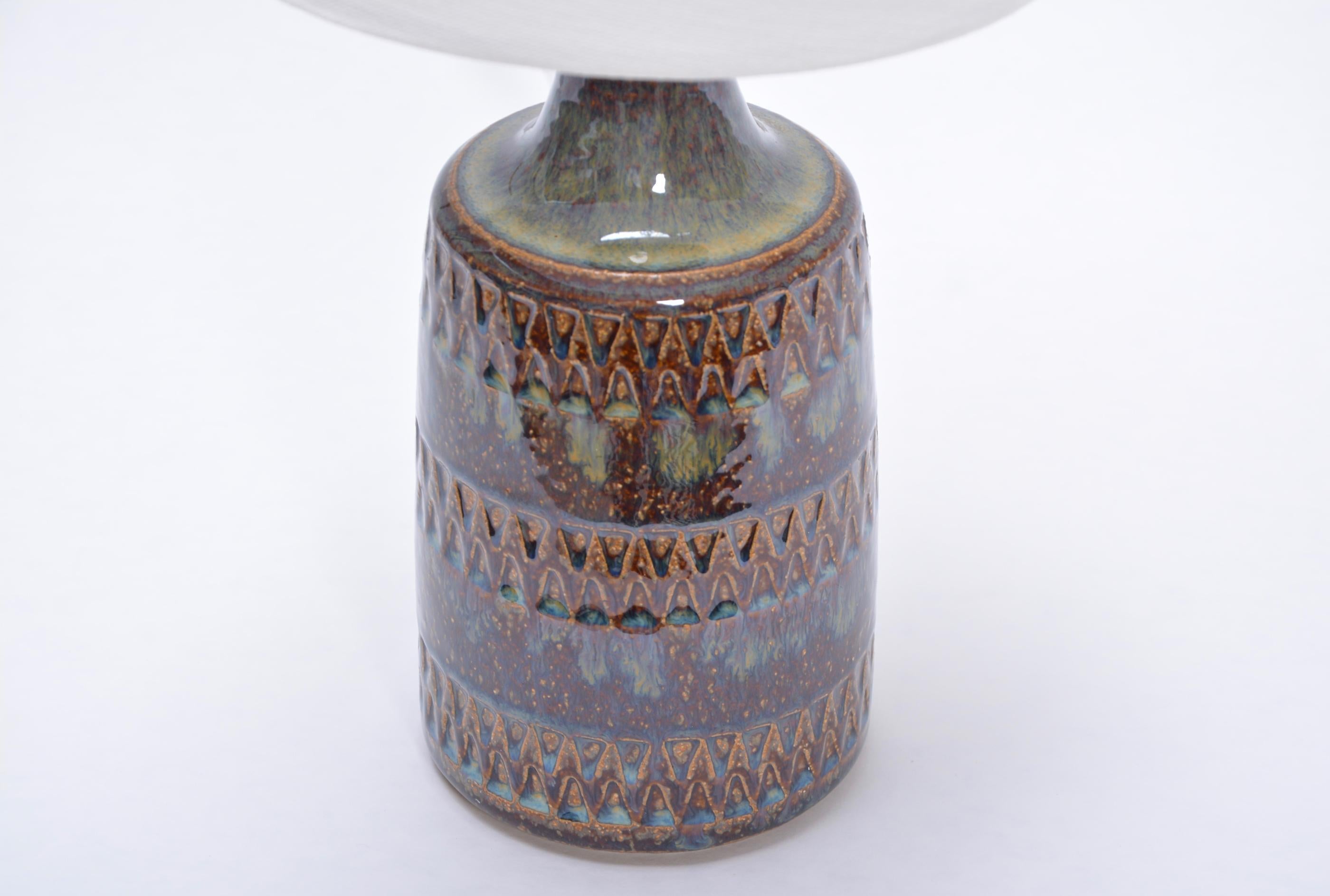 20th Century Hand Made Danish Mid-Century Ceramic Table Lamp Model 3034 by Soholm Stentoj