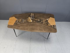 Mesa de comedor de diseño Hand Made, años 90