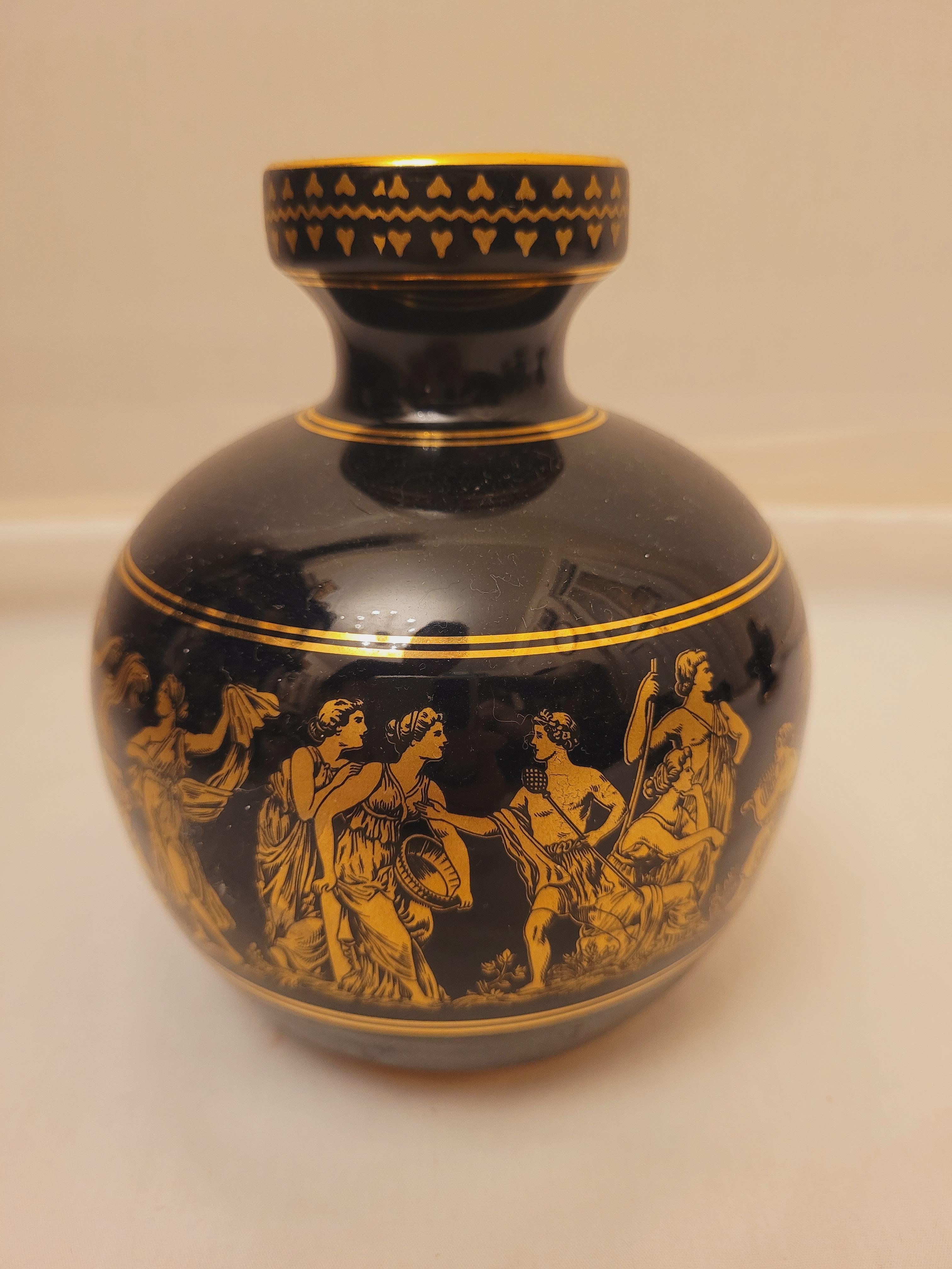 Hand Made Greek Ceramic Art Gilded with 24 karat Gold  4