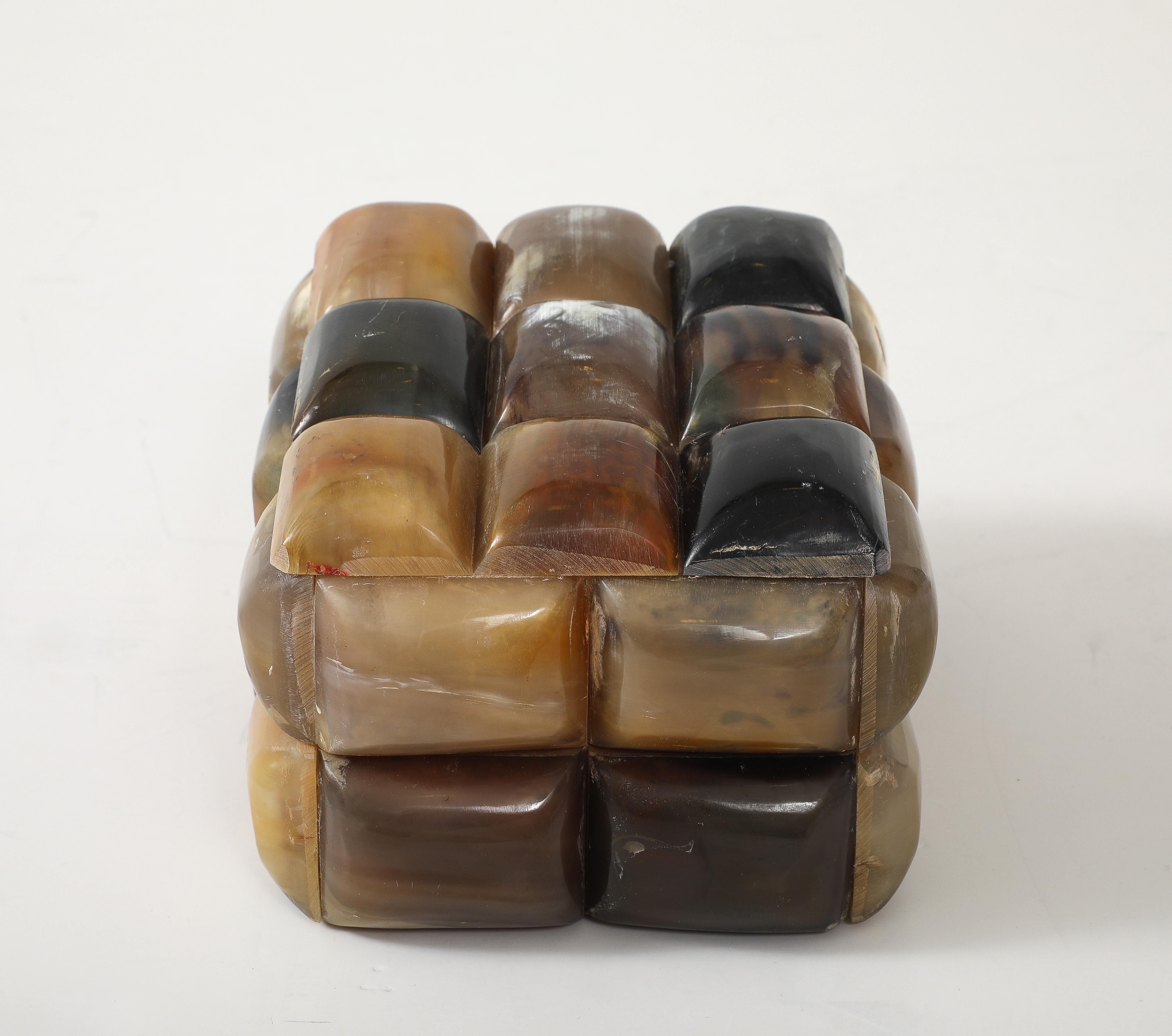 Hand Made Horn Box (Moderne) im Angebot