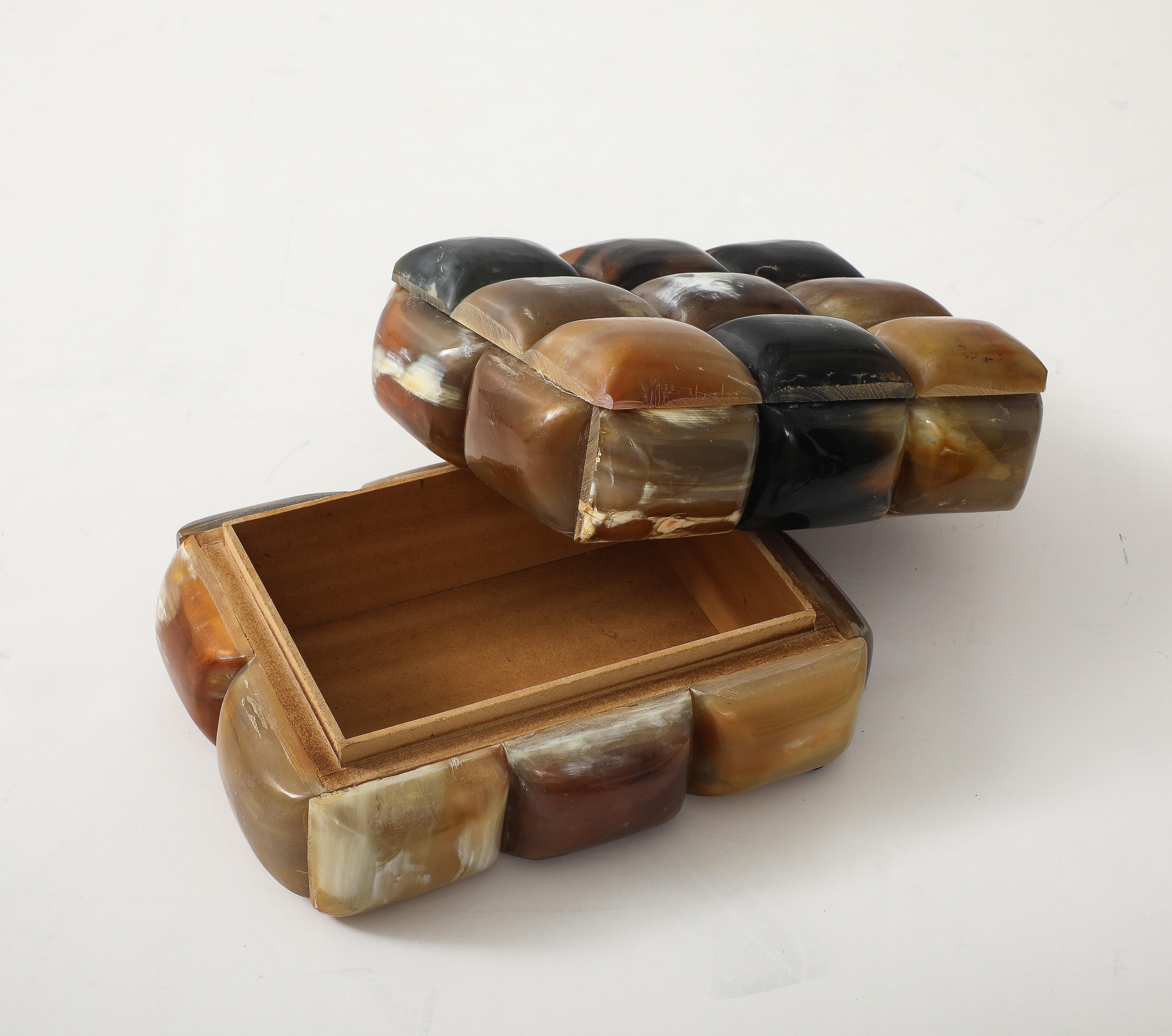 Hand Made Horn Box im Angebot 2