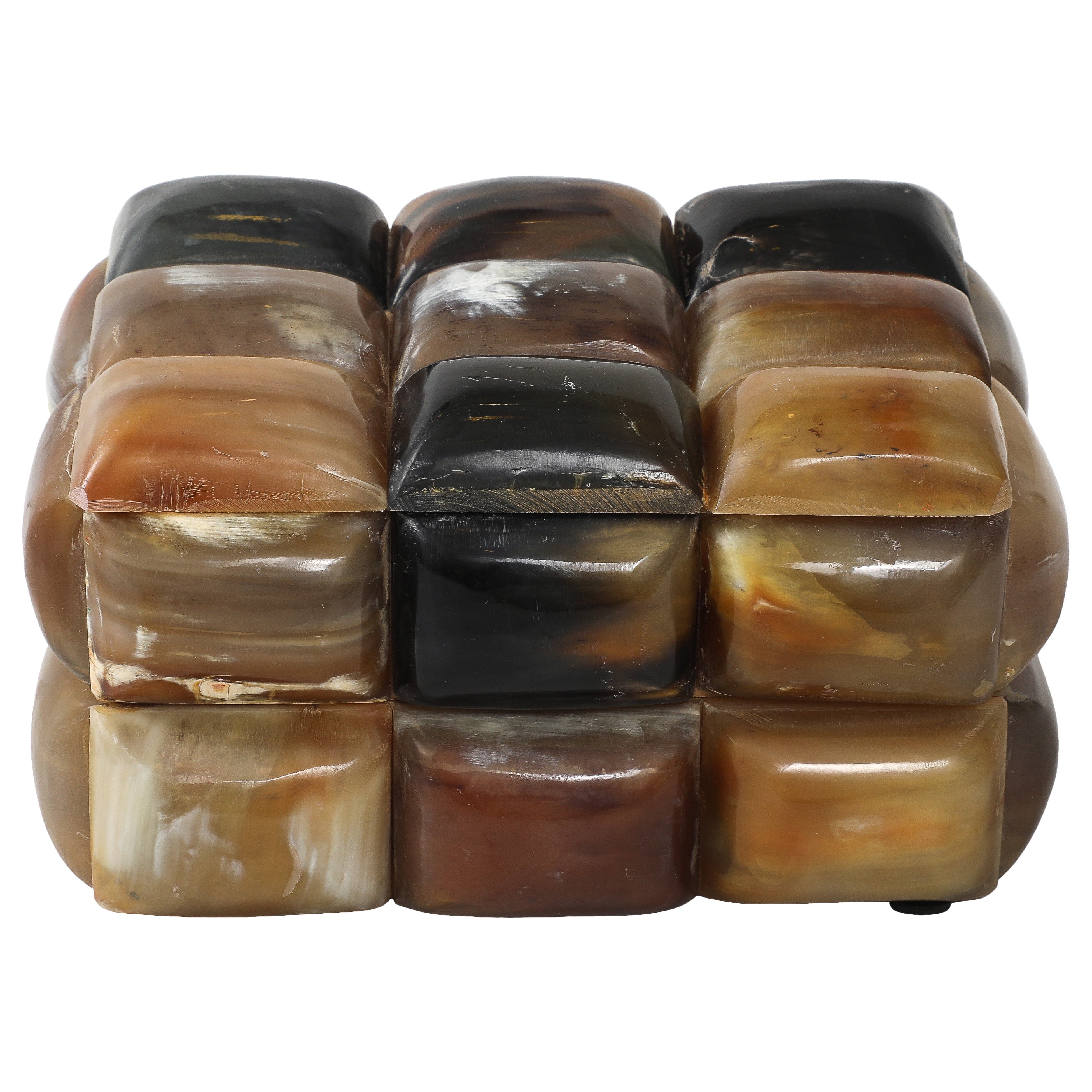 Hand Made Horn Box en vente