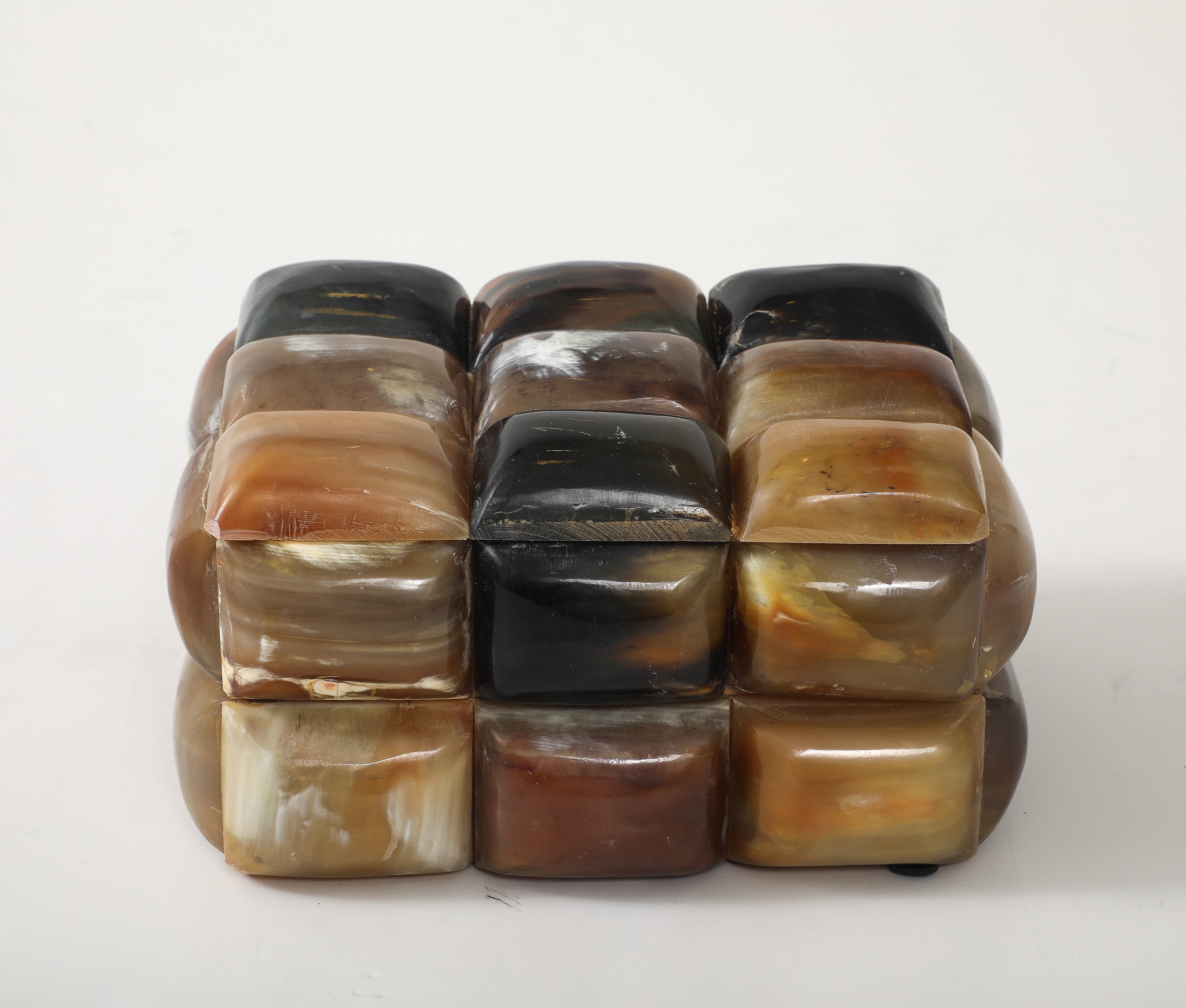 Hand Made Horn Box im Angebot