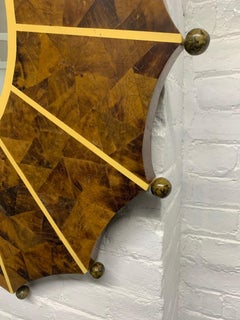 Handmade Horn Mirror with Inlay