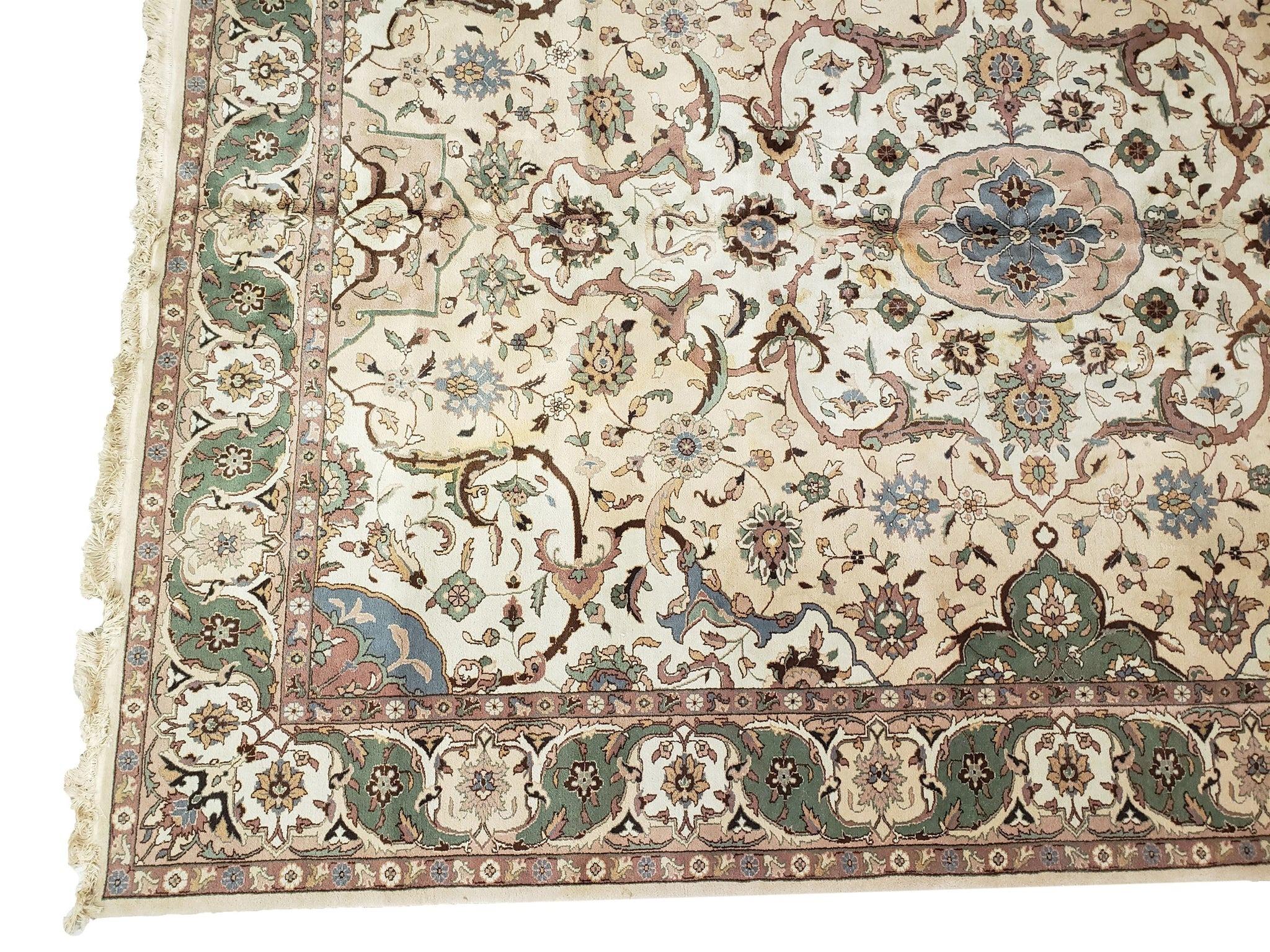 Handgefertigter Indo-Persischer Teppich - 14' x 10'-1