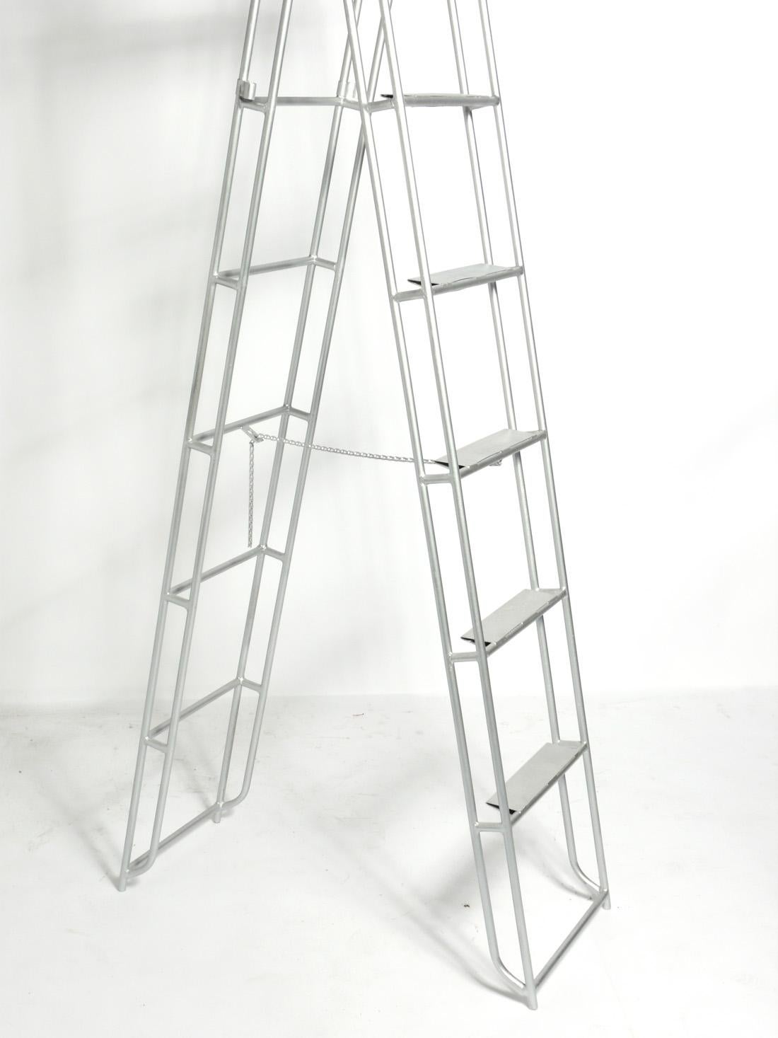 American Hand Made Industrial Ladder, circa 1940s