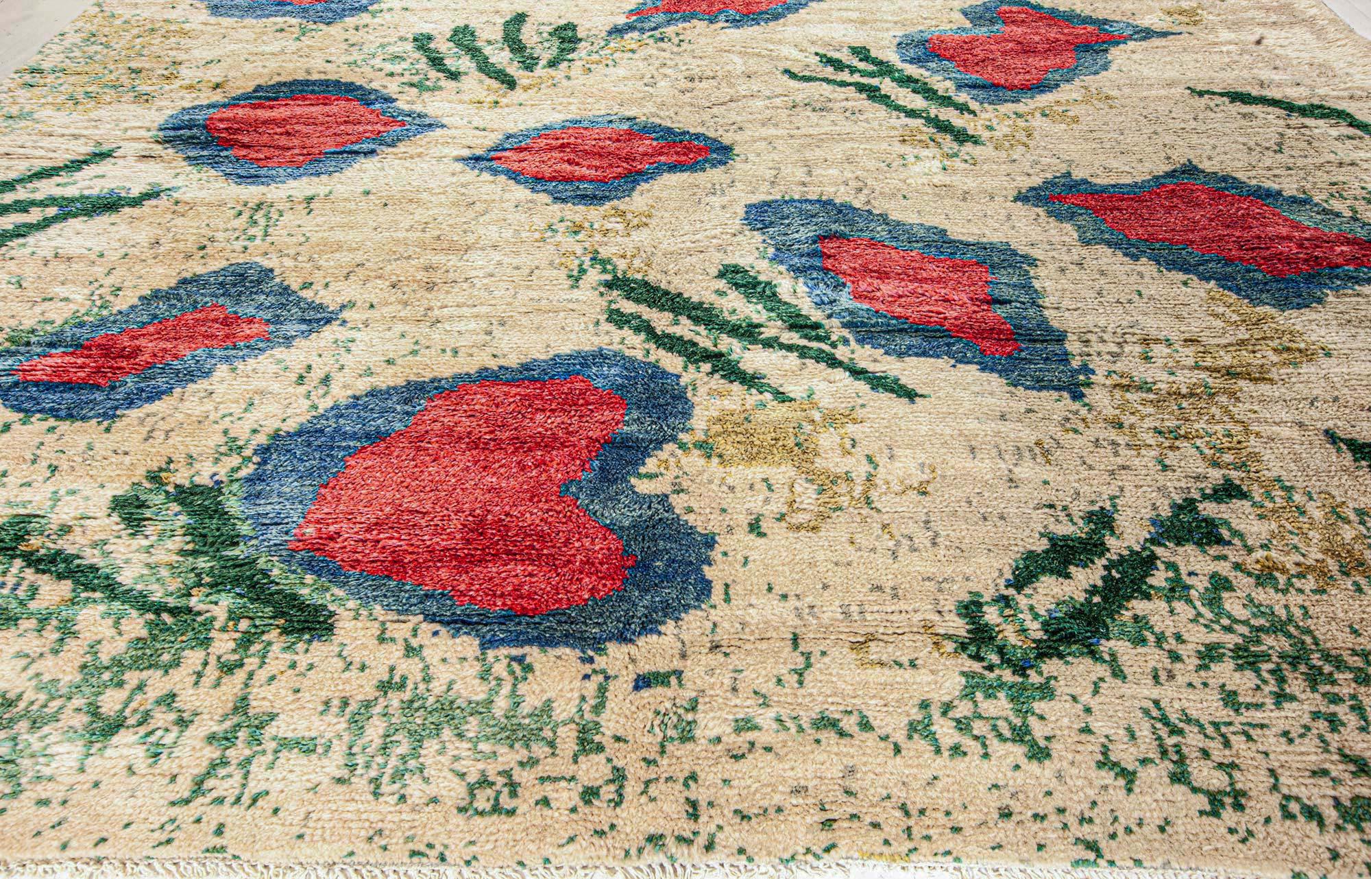 Hand-Knotted Hand-Made Jolly Rug by Doris Leslie Blau For Sale