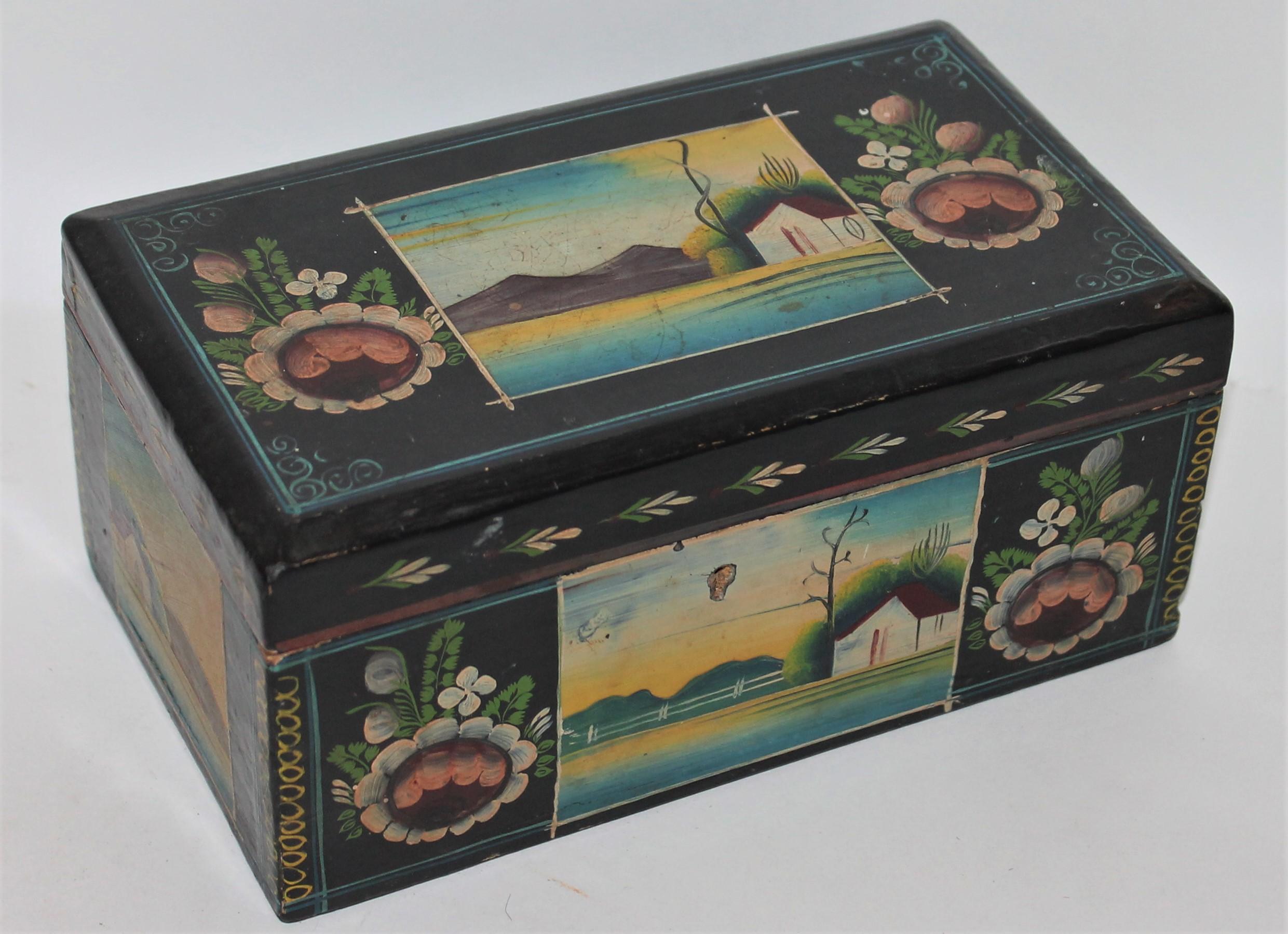 Handmade Mexican Boxes Set of Three For Sale 5