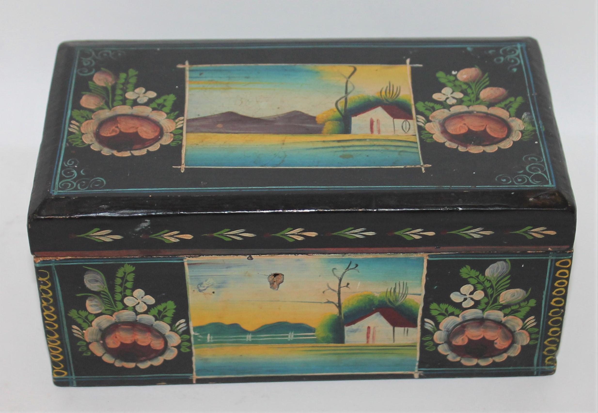 Handmade Mexican Boxes Set of Three For Sale 6