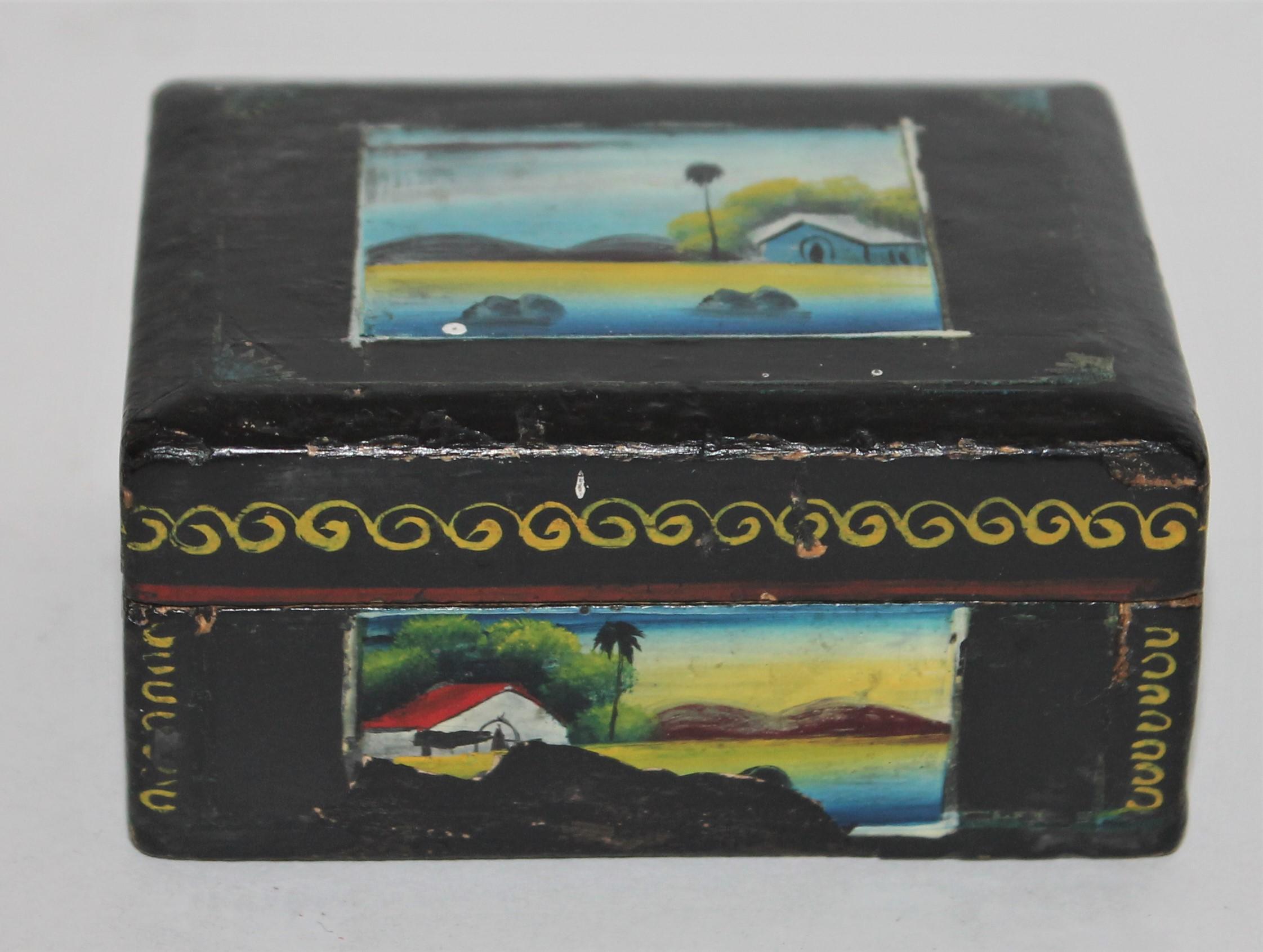 Handmade Mexican Boxes Set of Three For Sale 9