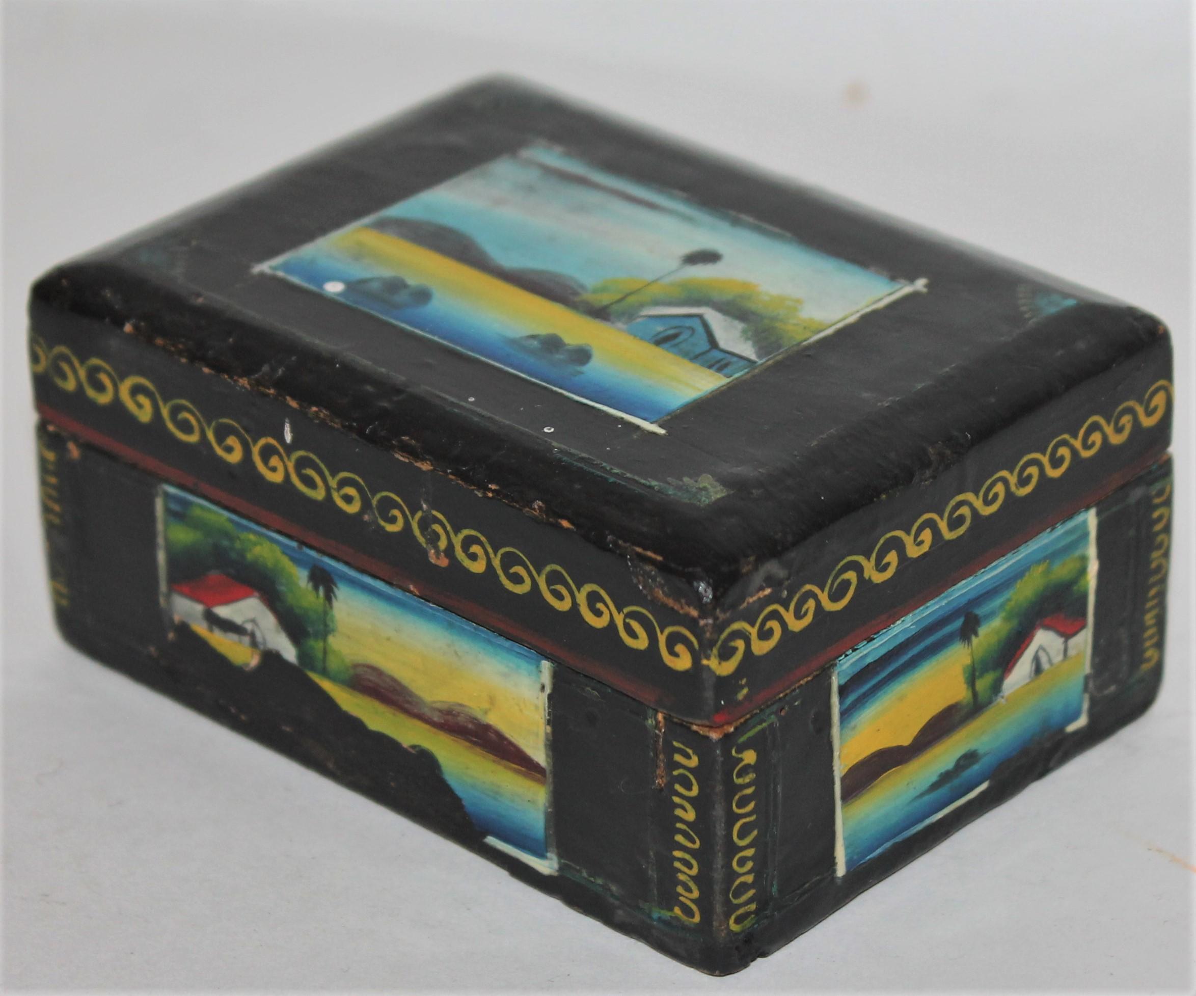 Handmade Mexican Boxes Set of Three For Sale 11