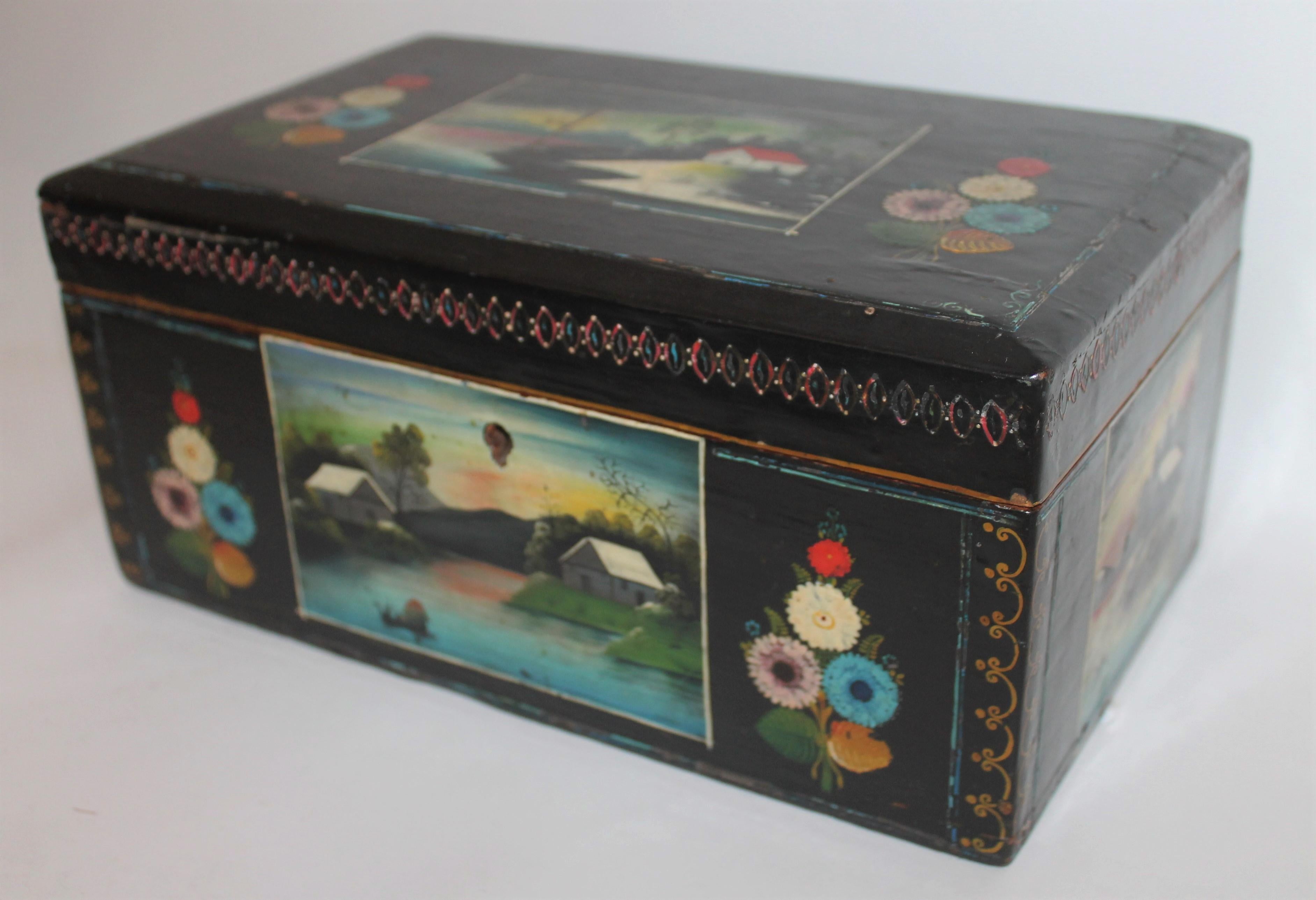 Handmade Mexican Boxes Set of Three For Sale 1