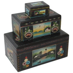 Handmade Mexican Boxes Set of Three