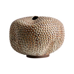 Handmade Midcentury Ceramic Vase / Interior Sculpture / Wabi Sabi Vessel