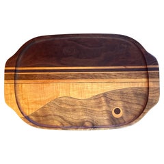 Hand Made Mixed Woods Serving Tray by Rick Pohlers