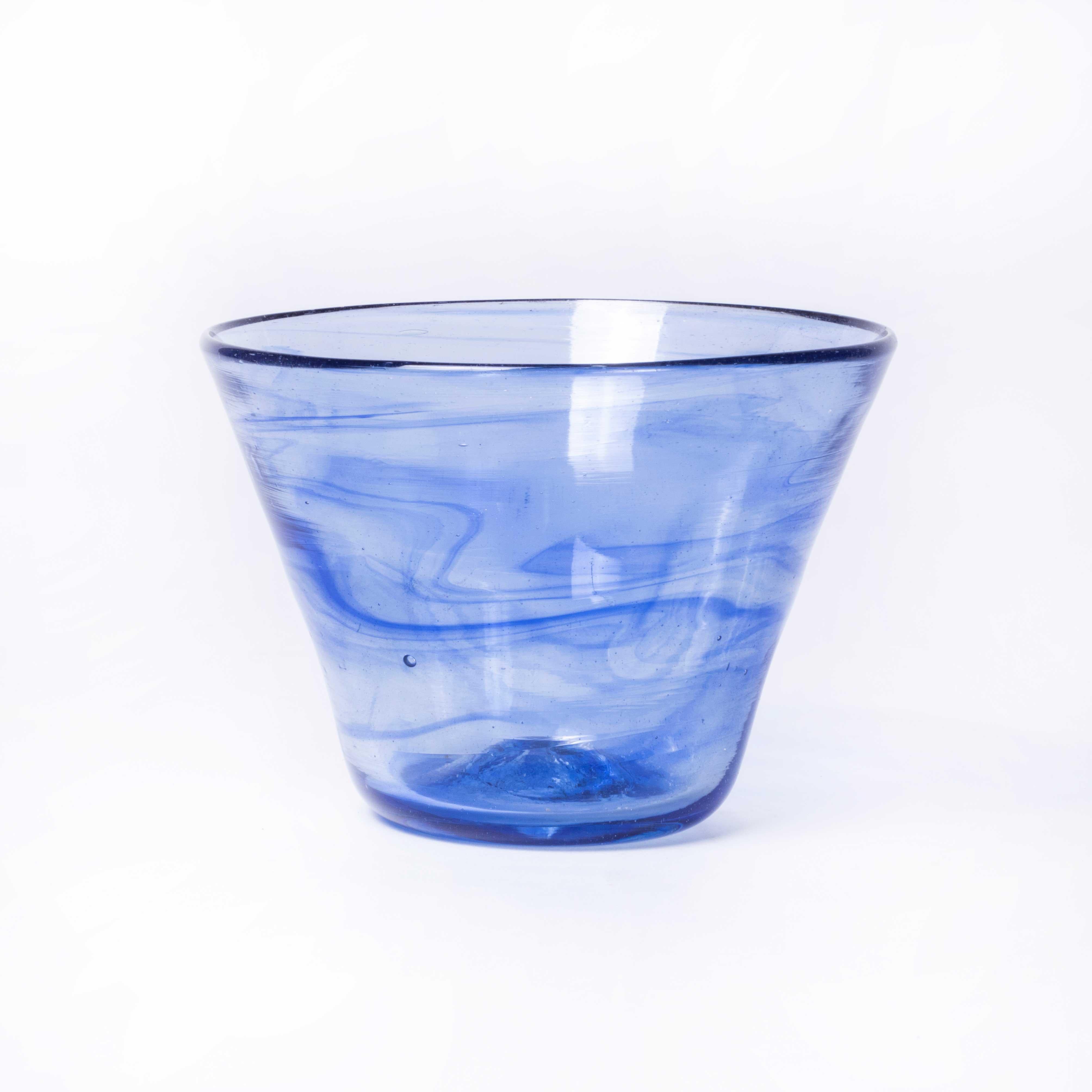 Contemporary Hand Made Moroccan Glass Bowl, Set Of Six For Sale