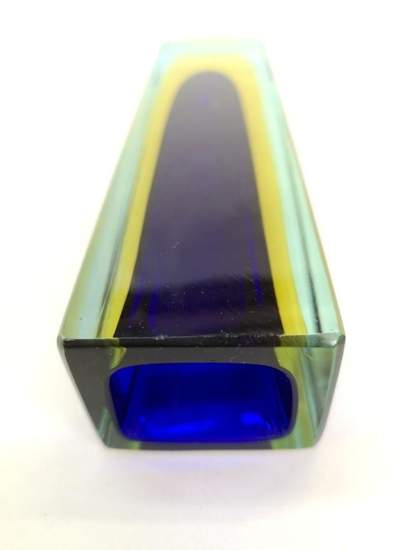Mid-20th Century Handmade Murano Glass Vase by Flavio Poli, 1970s