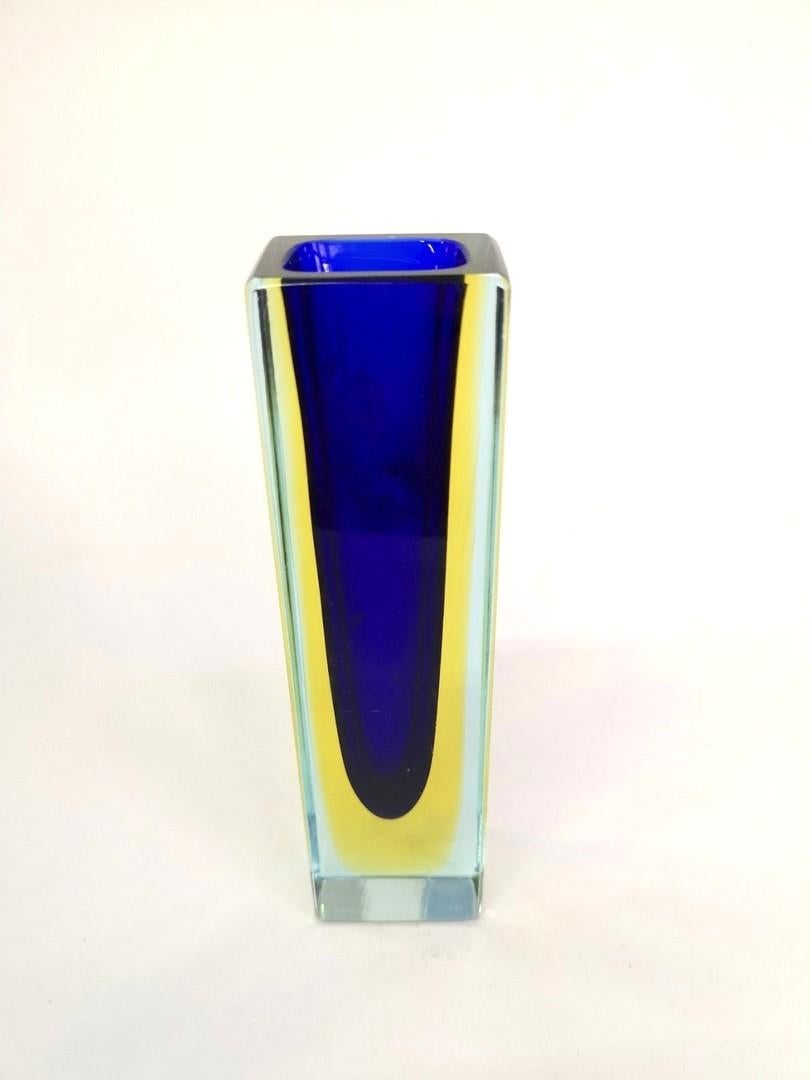 Handmade Murano Glass Vase by Flavio Poli, 1970s 1