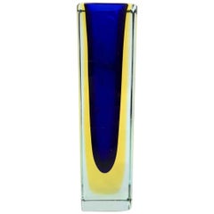 Handmade Murano Glass Vase by Flavio Poli, 1970s