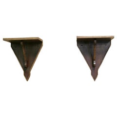 Hand Made Oak Wall Brackets These are an unpretentious beautifully simple pair