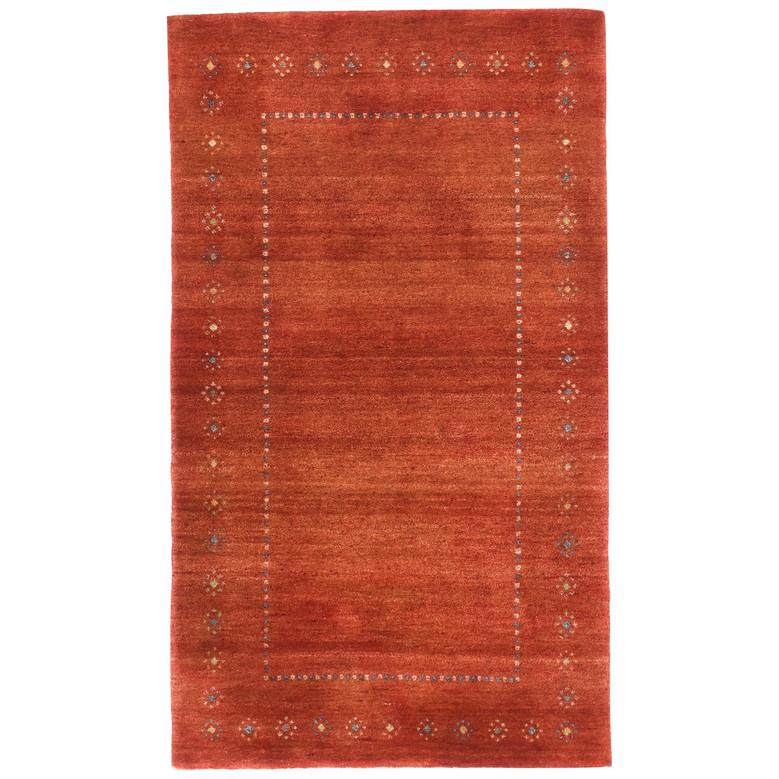 Extremely Rare DoubleSided Gabbeh Rug at 1stDibs