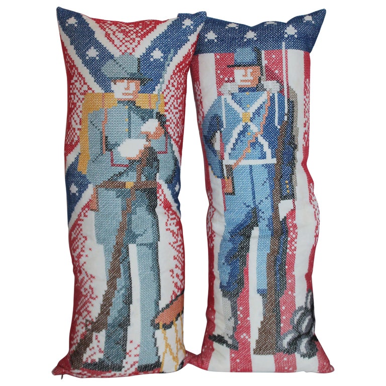 Handmade Pillows of Soldiers For Sale at 1stDibs