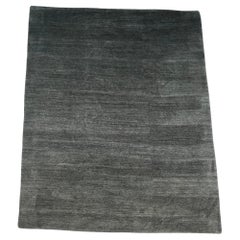 Hand Made Rug Contemporary Design and Color Wool and Silk India