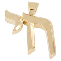 Ciondolo Shadow HI Hand Made in oro giallo 14 carati