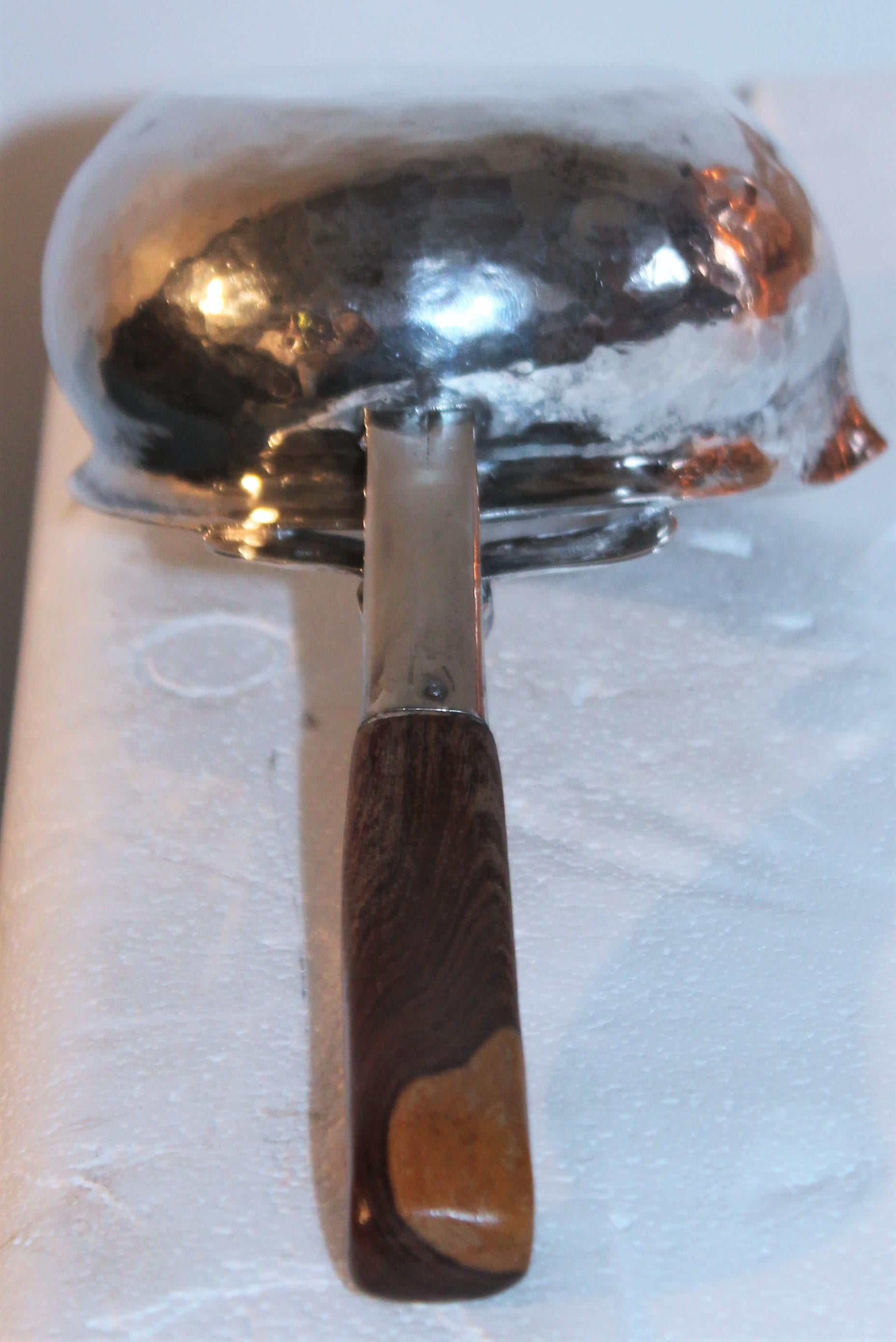 Adirondack Handmade Sterling Silver with Turquoise Stone in Handle Server For Sale