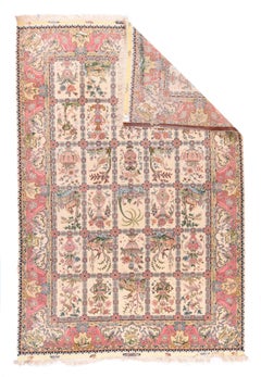 Extremely fine Persian Tabriz 70 Raj. Wool and Silk with a Silk foundation Rug
