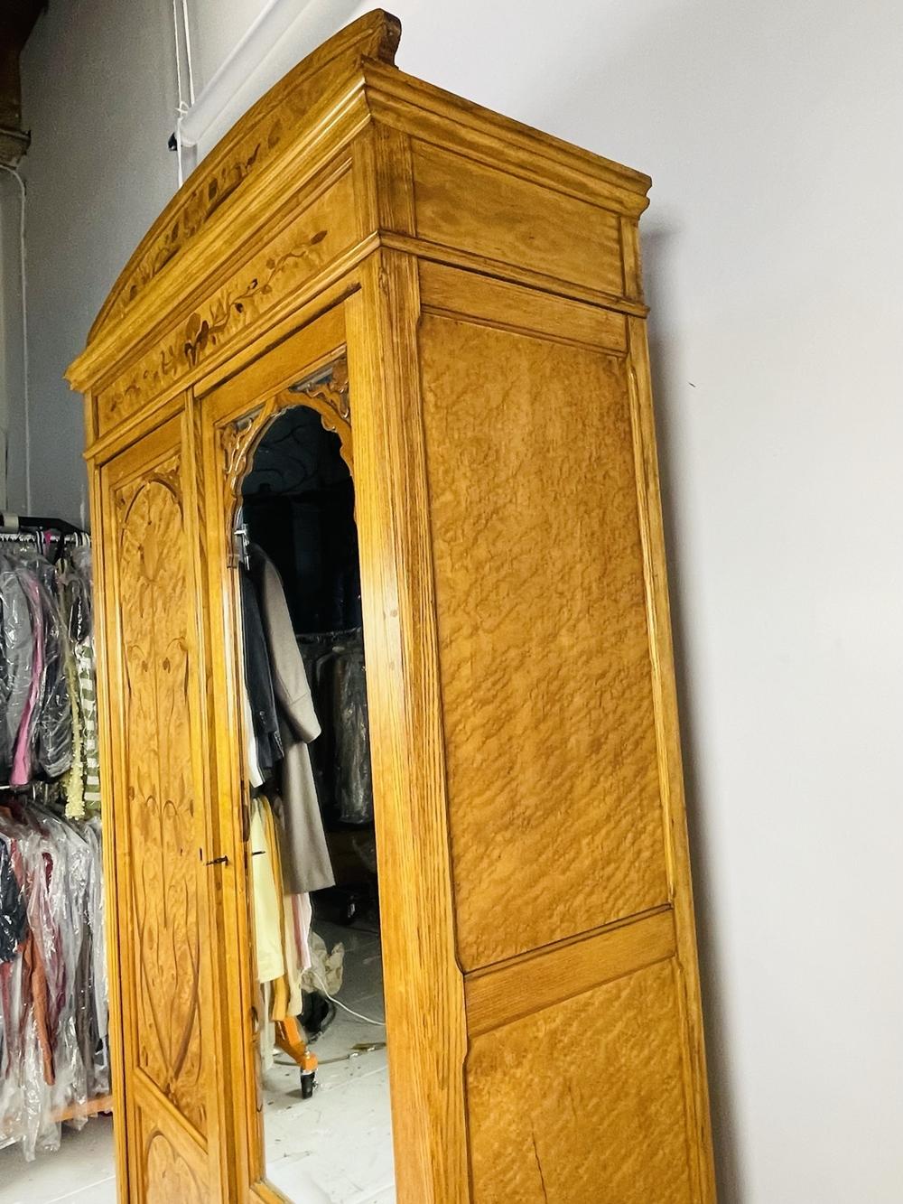 Hand-Made Tall Armoire Made in France, Early 1900s For Sale 2