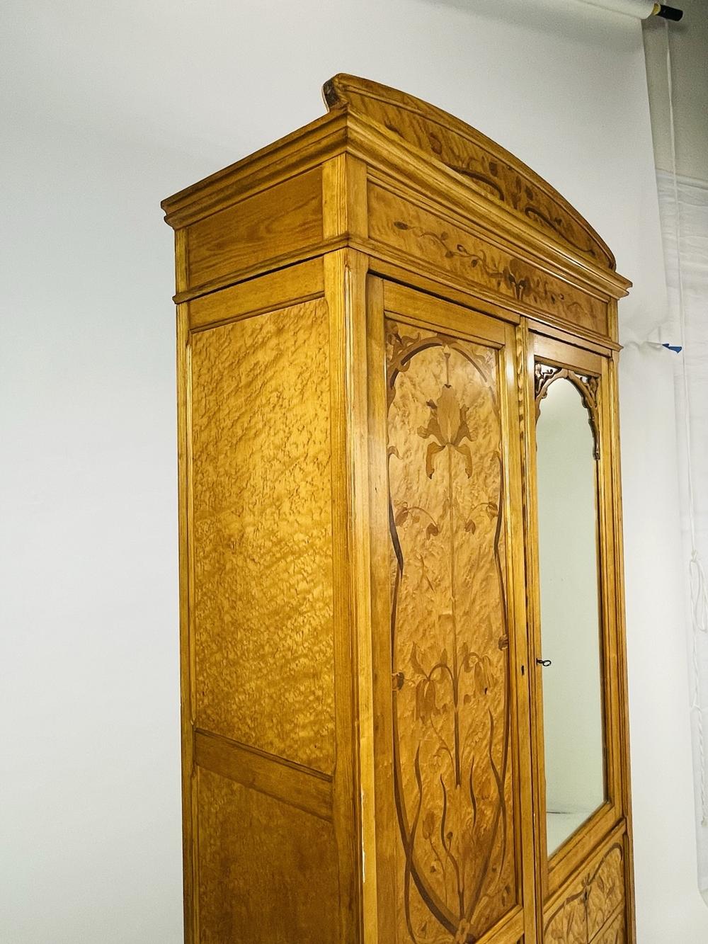 Hand-Made Tall Armoire Made in France, Early 1900s In Good Condition For Sale In Los Angeles, CA