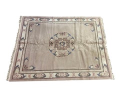 Handgefertigter Teppich im tibetischen Stil- 11'-8" x 8'-1"