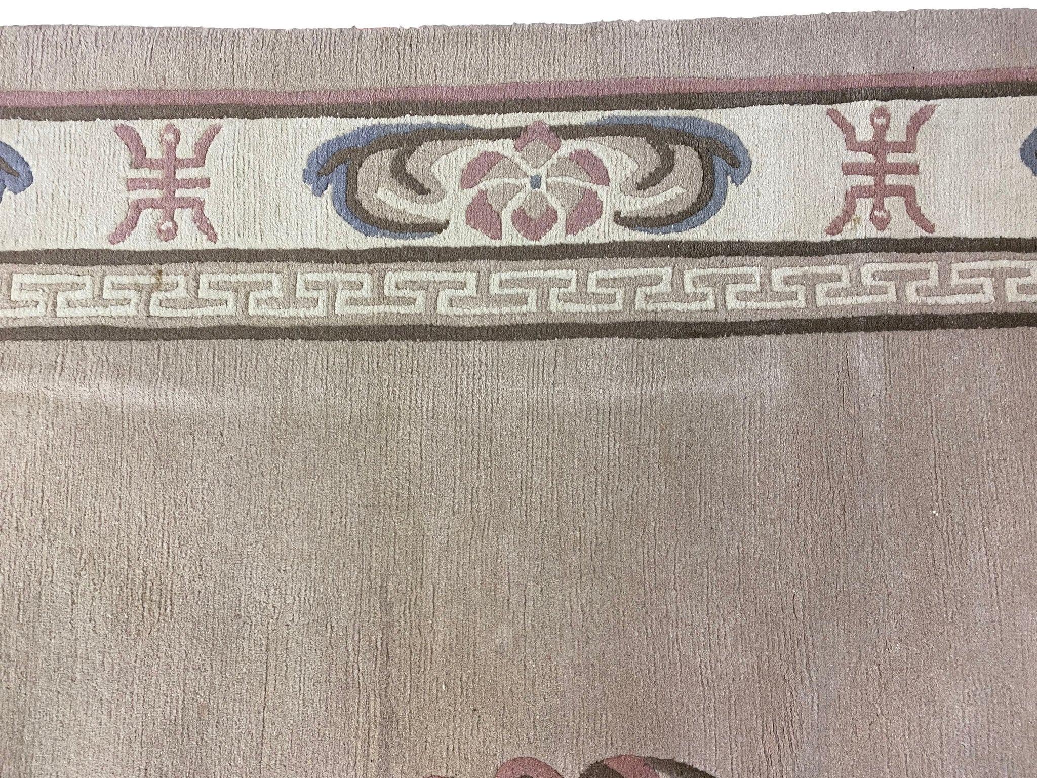 Tapis tibétain fait à la main - 11'-8