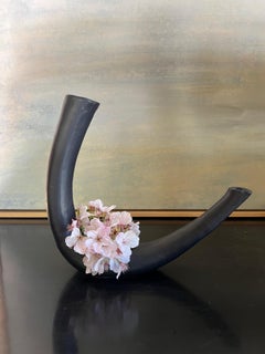 Hand Made Vintage Ikebana Japanese Ceramic Vase